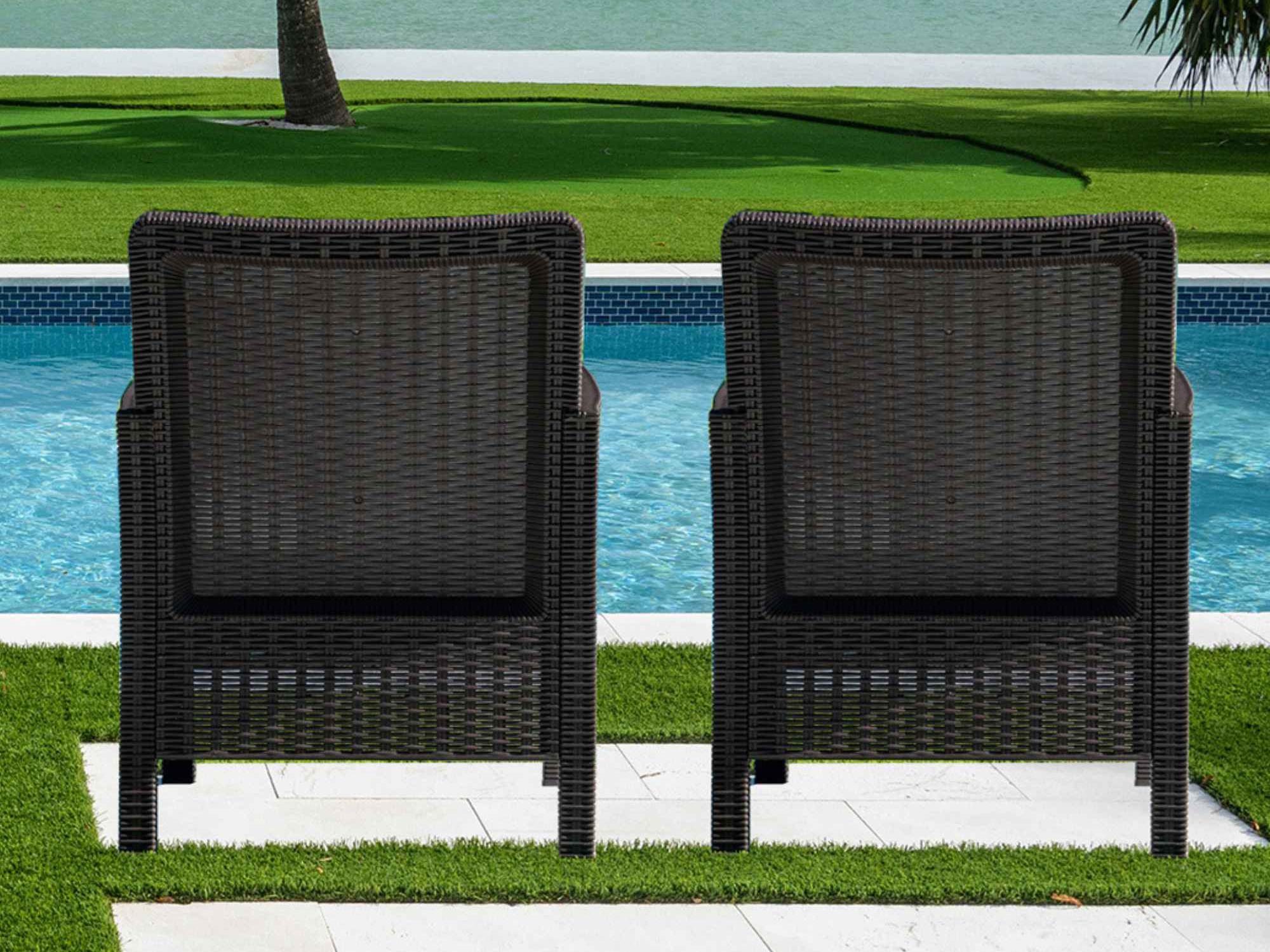 Rainbow Outdoor Nova Wicker Cushion Lounge Chair