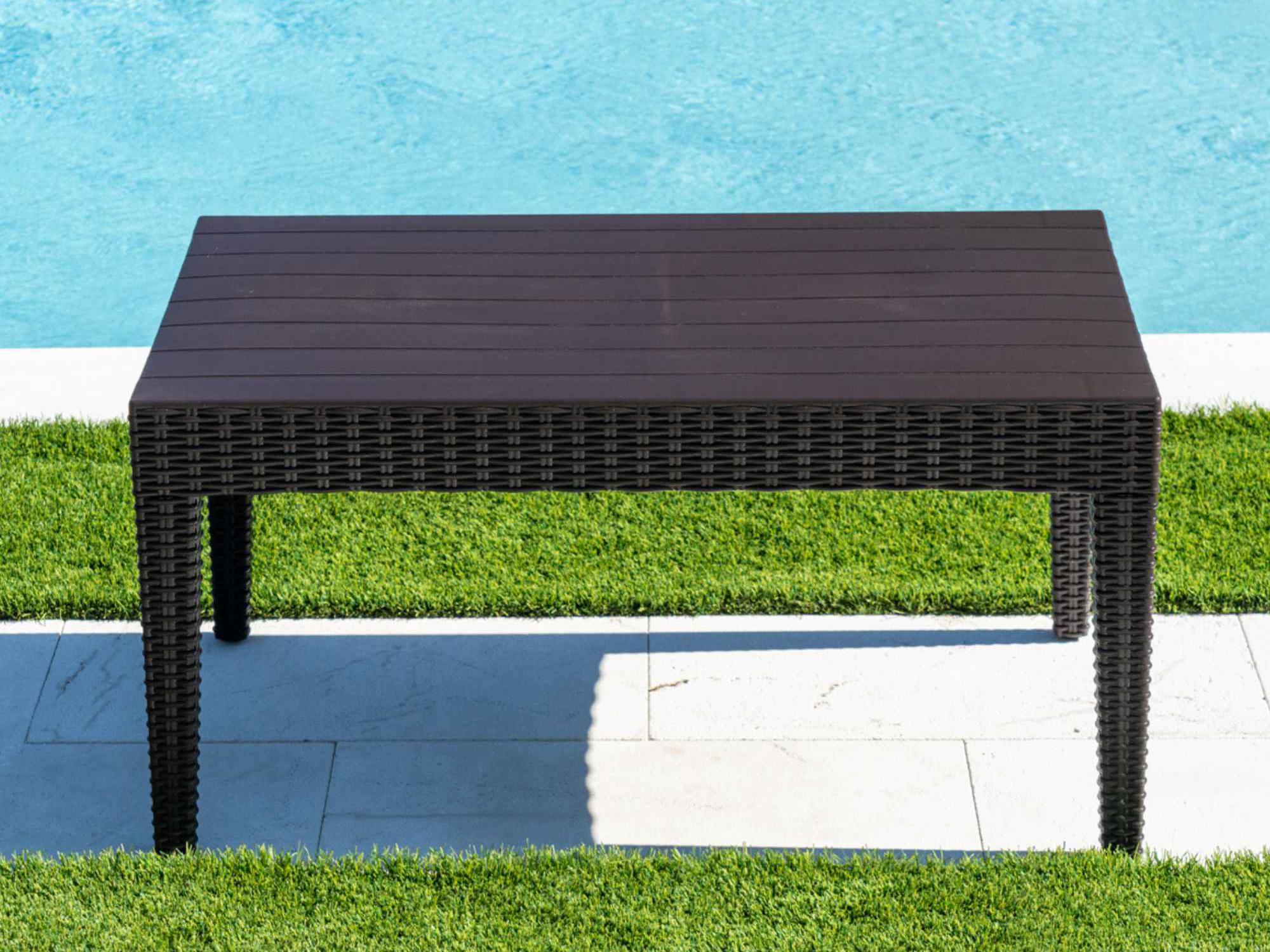 Rainbow Outdoor Nova Wicker Rectangular Coffee Table