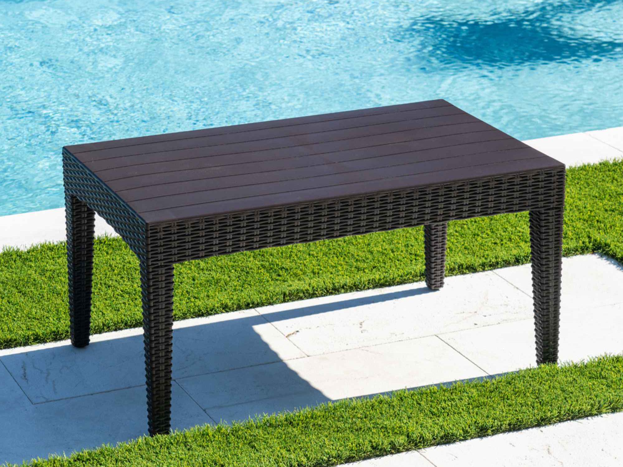 Rainbow Outdoor Nova Wicker Rectangular Coffee Table