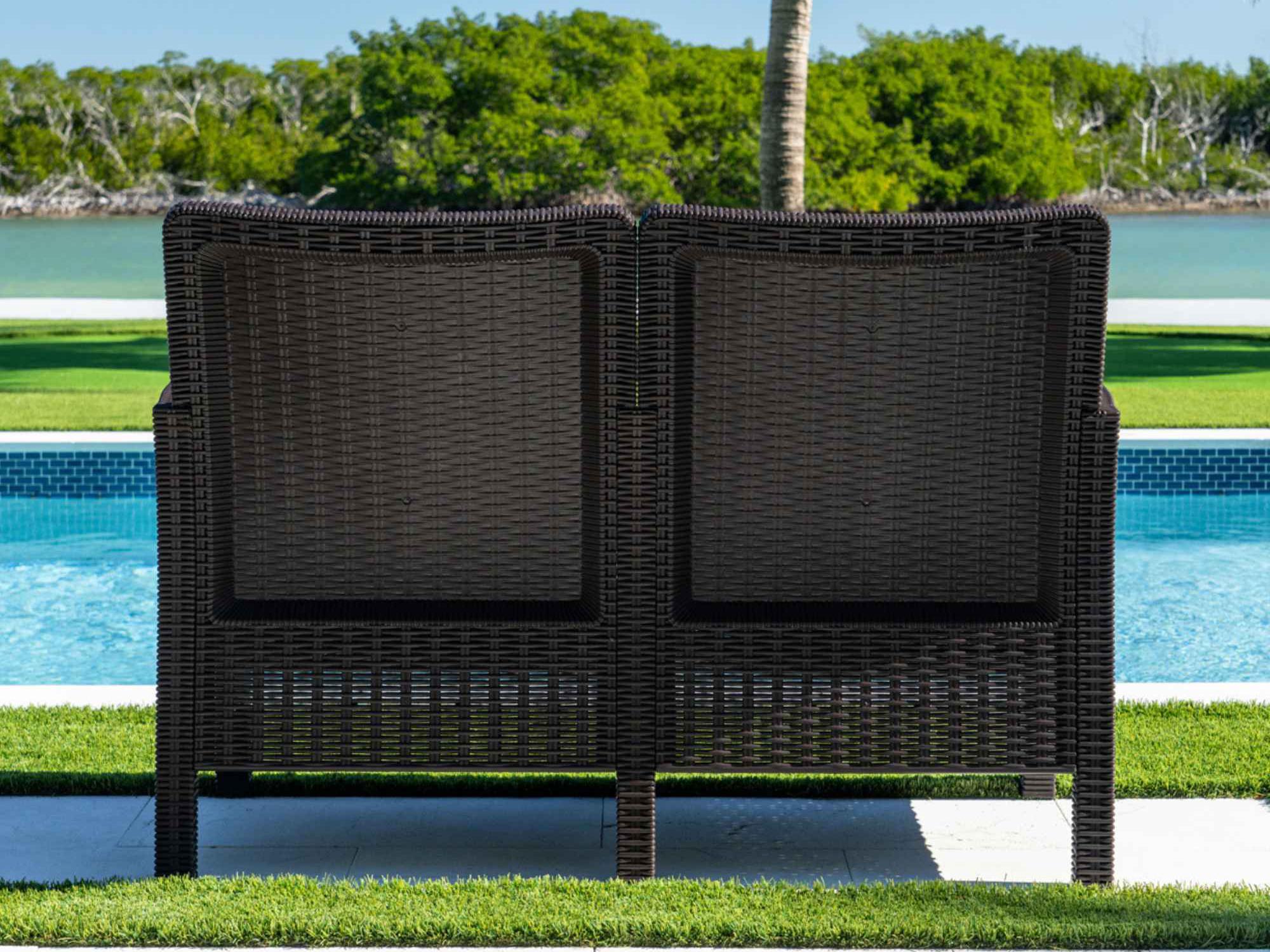 Rainbow Outdoor Nova Wicker Cushion Loveseat