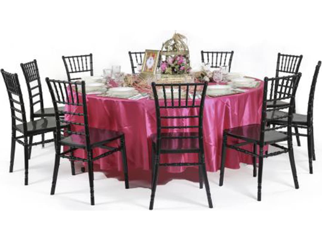 Rainbow Outdoor Tiffany Resin Black Stackable Dining Side Chair with Cushion Set of 2