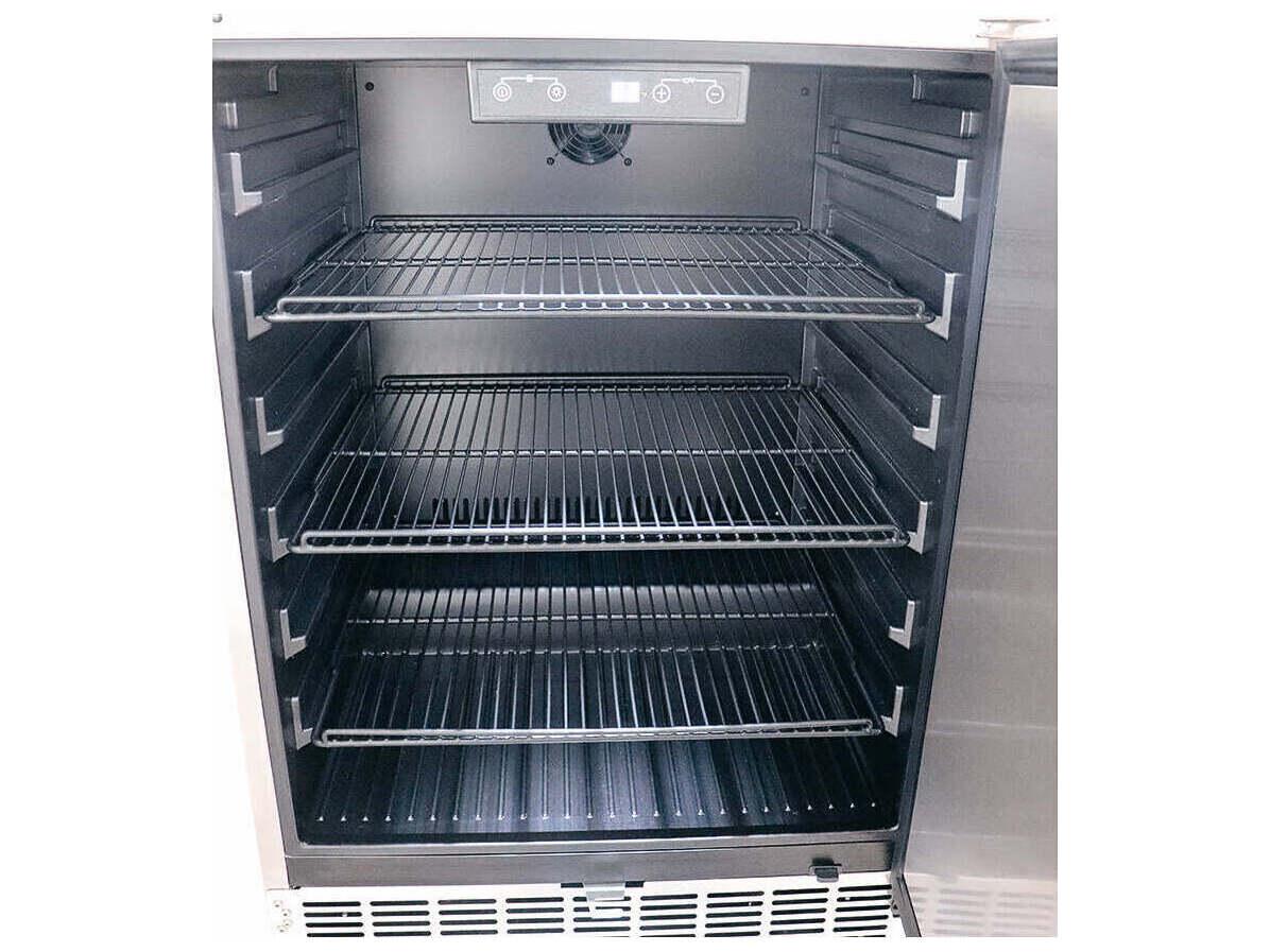 RCS Grills Stainless UL Rated Refrigerator