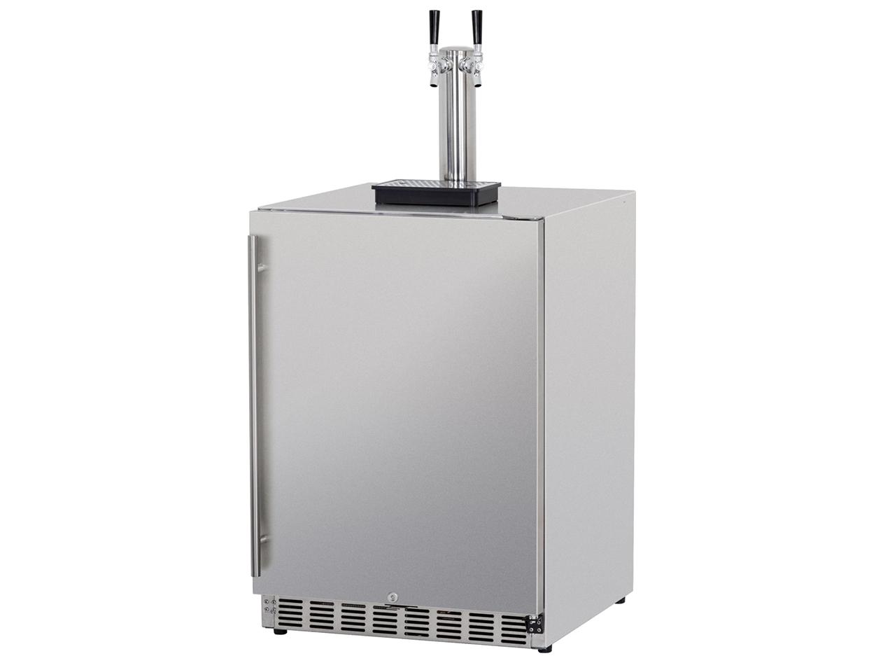 RCS Grills Stainless The Double Tap Outdoor Kegerator