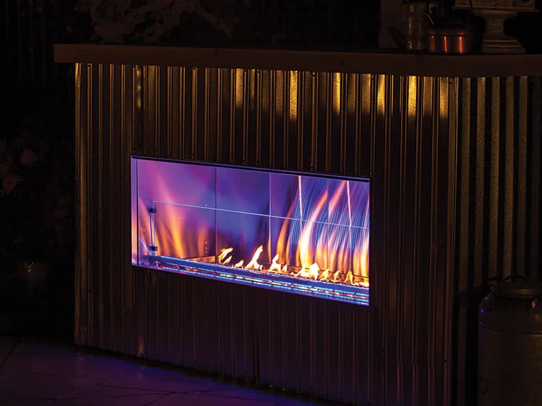 RCS 60 Cedar Creek Outdoor Gas Fireplace