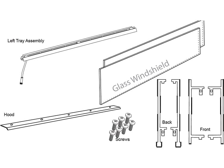 RCS 72 Cedar Creek Fireplace See-Thru Kit