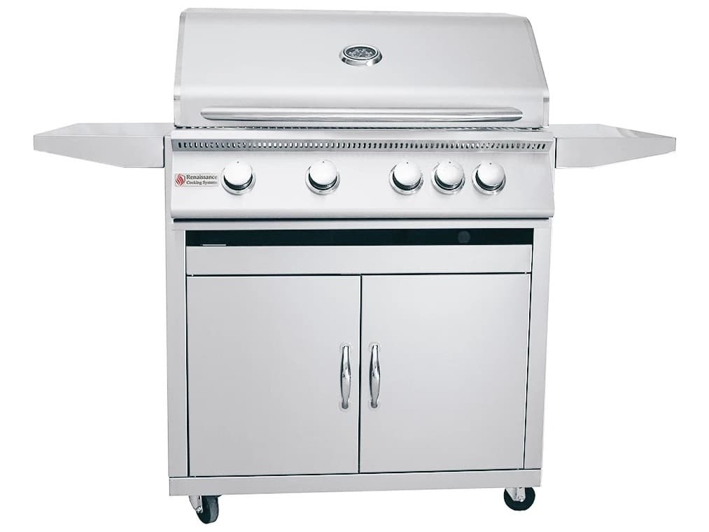 RCS Grills Stainless Steel 32 Premier Freestanding Grill-LP