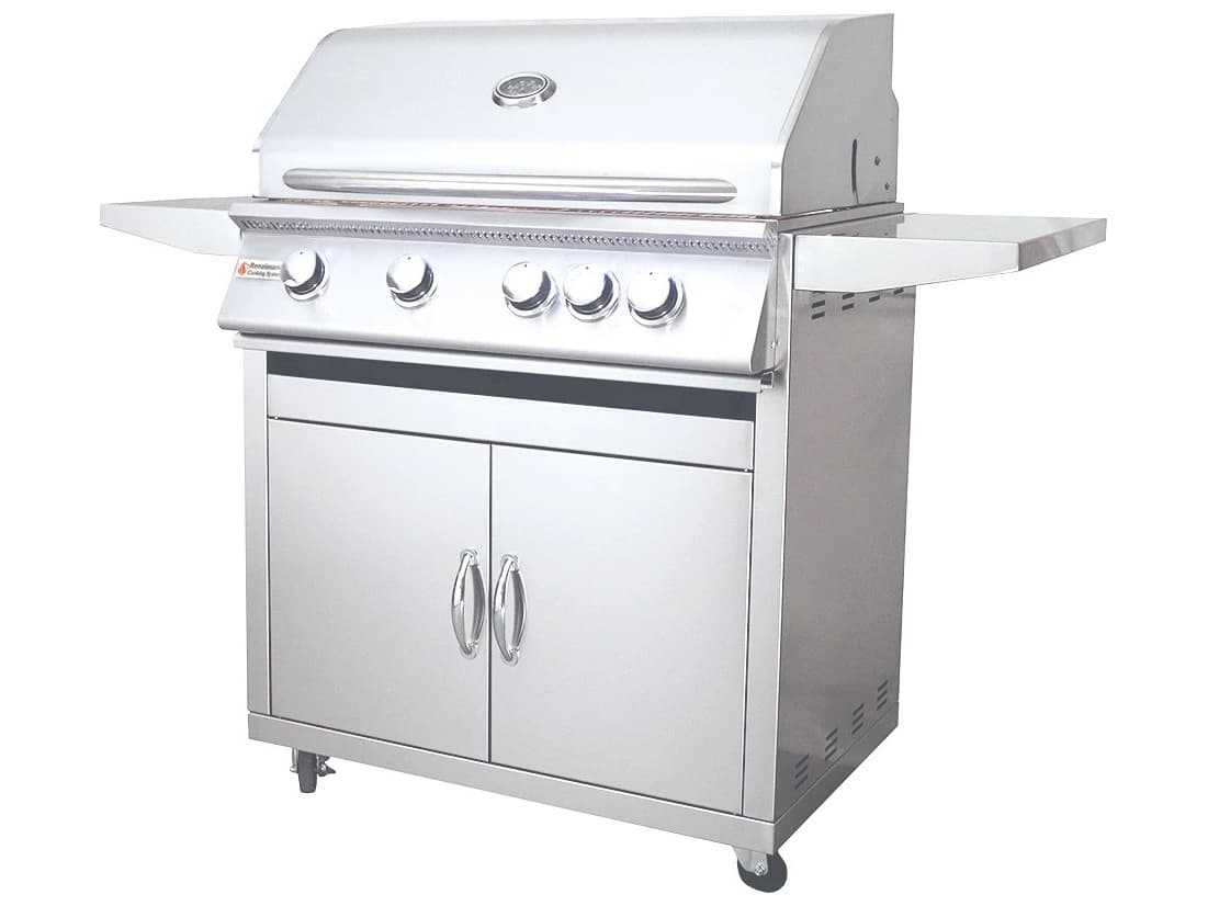 RCS Grills Stainless Steel 32 Premier Freestanding Grill-LP