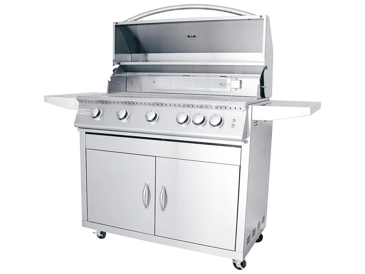 RCS Grills Stainless Steel 40 Premier with Lights Freestanding Grill-NG