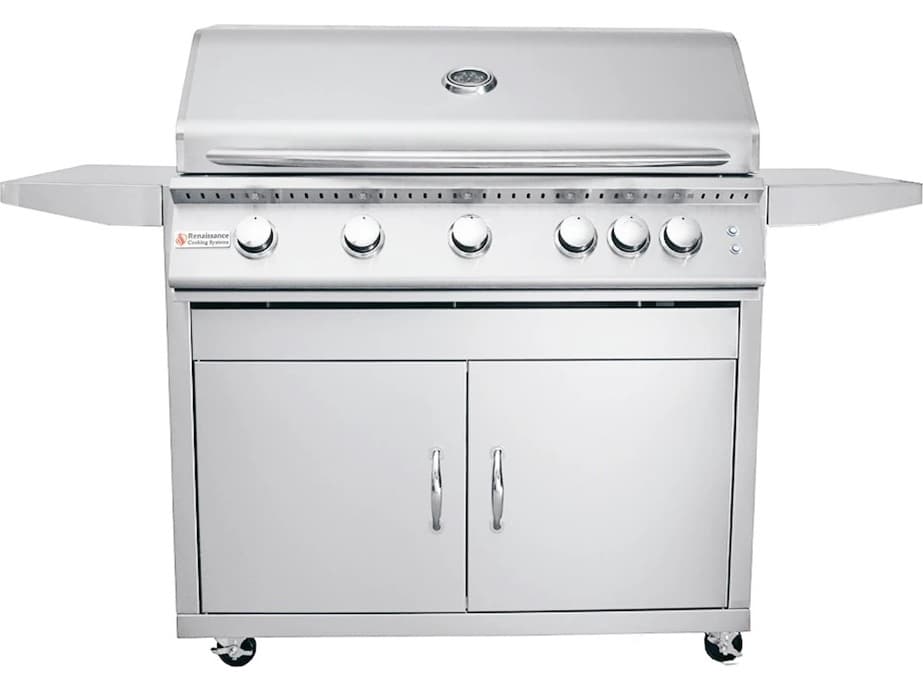 RCS Grills Stainless Steel 40 Premier with Lights Freestanding Grill-LP