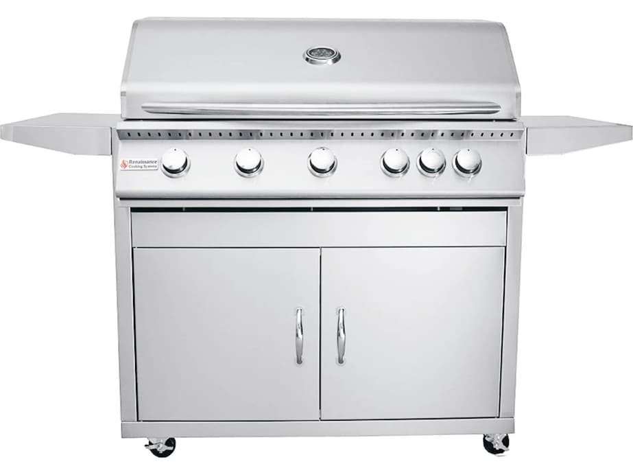 RCS Grills Stainless Steel 40 Premier with Lights Freestanding Grill-LP