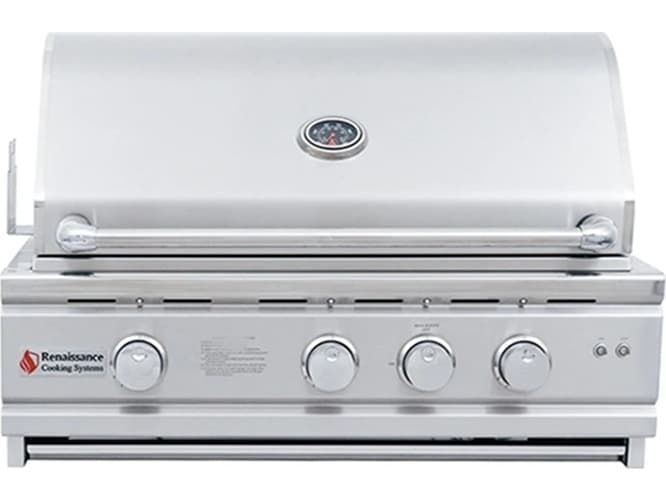 RCS Grills 30in Cutlass Stainless Pro Series Natural Gas Grill with LED Lights