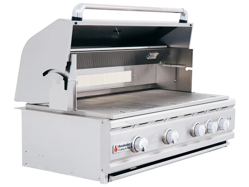 RCS 38 Cutlass Pro Series Grill Blue LED with Rear Burner