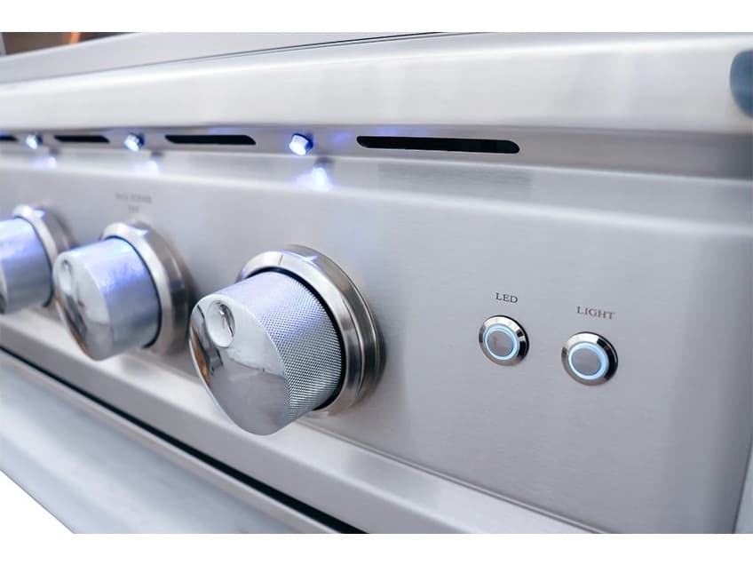 RCS 38 Cutlass Pro Series Grill Blue LED with Rear Burner