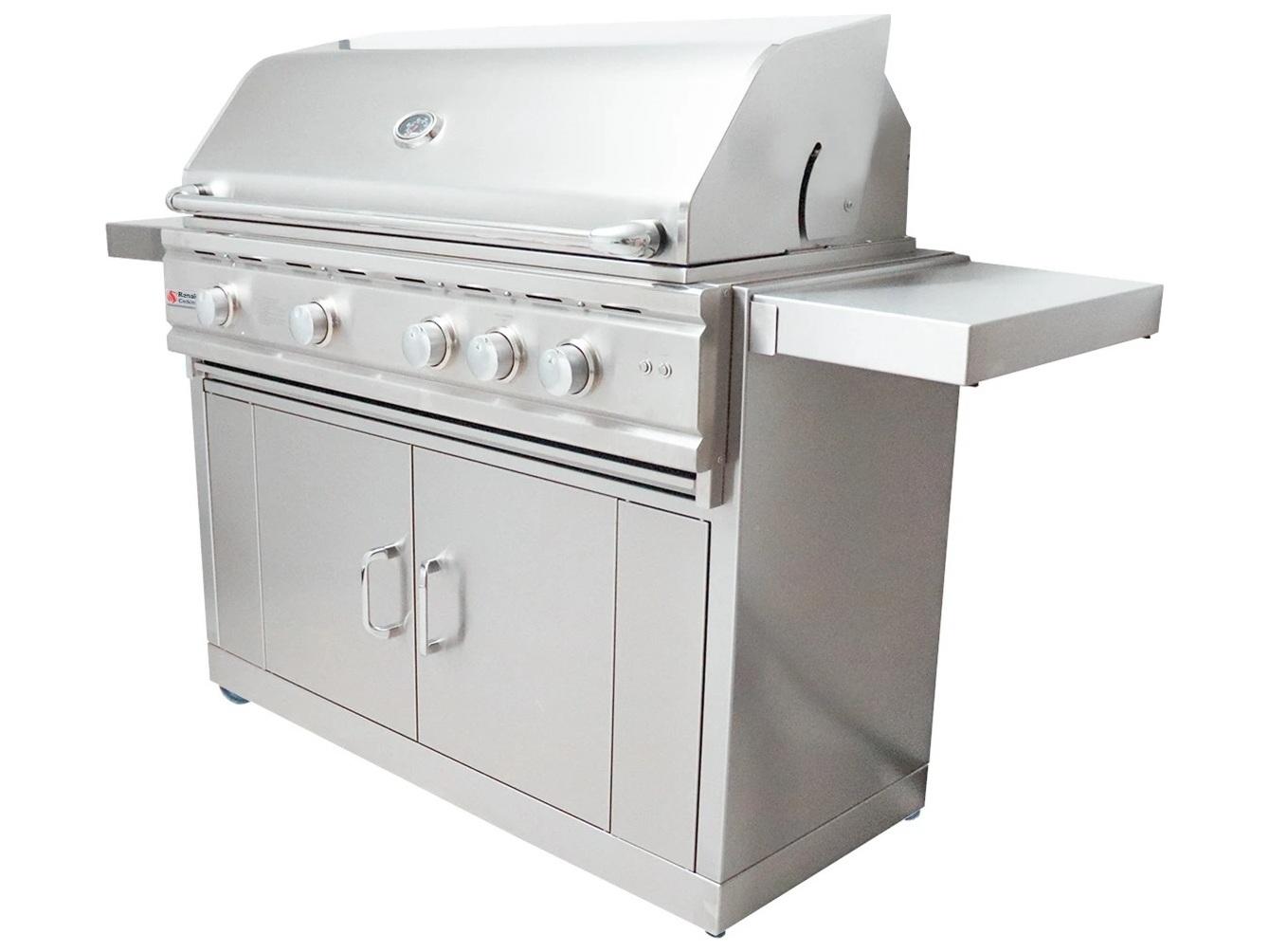 RCS Grills Stainless Steel 42'' Cutlass Pro Freestanding Grill-NG