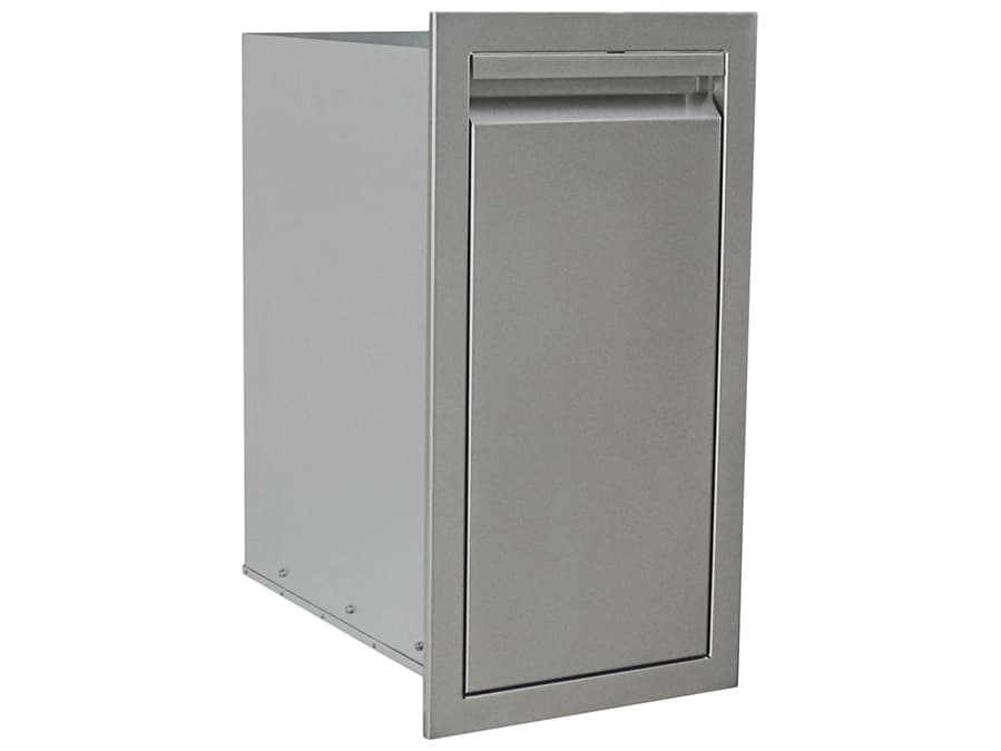 RCS Grills Stainless Steel Valiant Series Charcoal Caddy and/or Pellet Storage Drawer