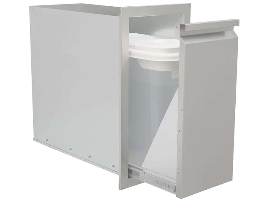 RCS Grills Stainless Steel Valiant Series Charcoal Caddy and/or Pellet Storage Drawer
