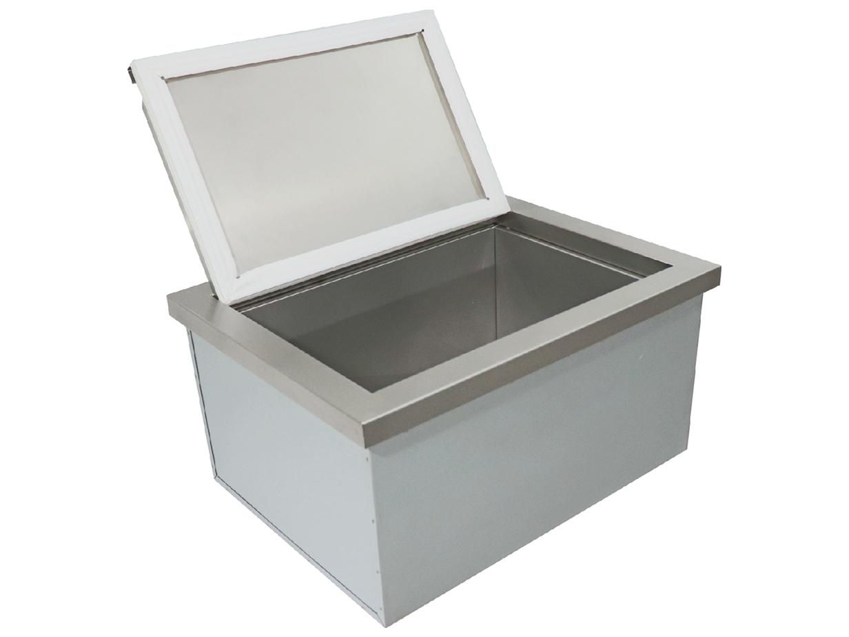 RCS Grills Stainless Steel Valiant Drop-In Cooler Ice Container with Removable Lid