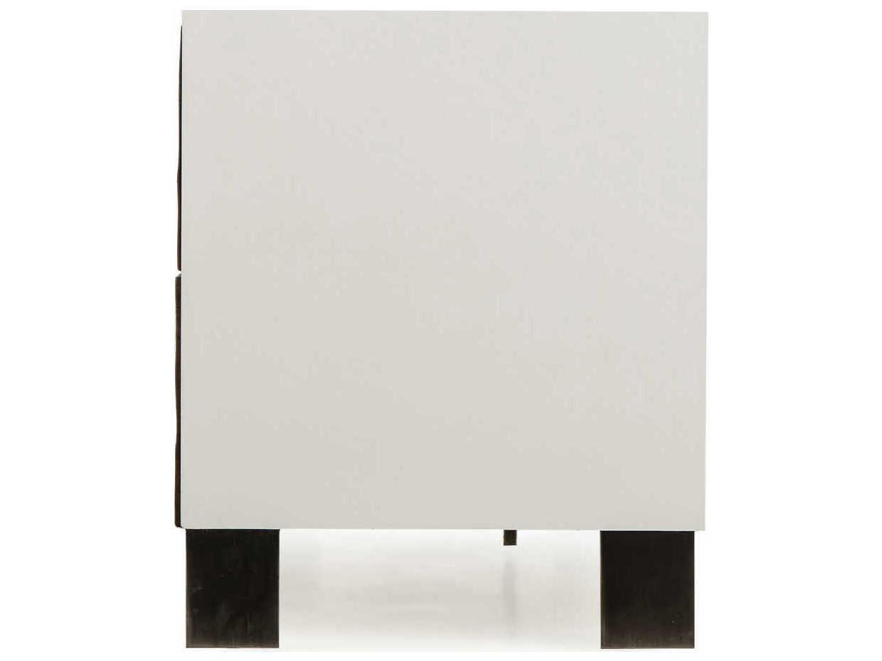 Sonder Living Cardosa 4-Drawers White Acacia Wood Double Dresser