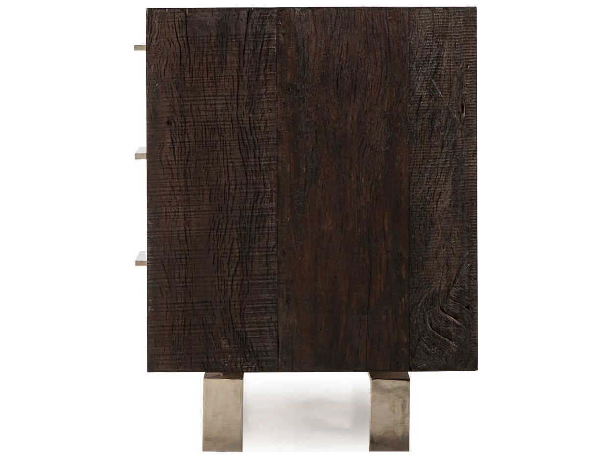 Sonder Living Latham 72" Peroba With Textured Resin Faux Shagreen Credenza Sideboard