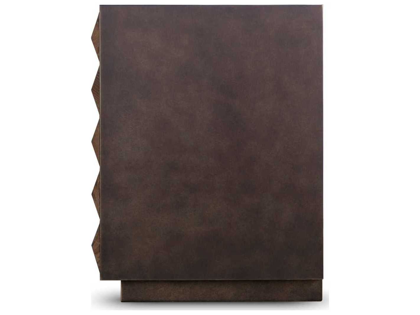 Sonder Living Frank 86" Oak Wood Natural Reclaimed French & Bronze Credenza Sideboard