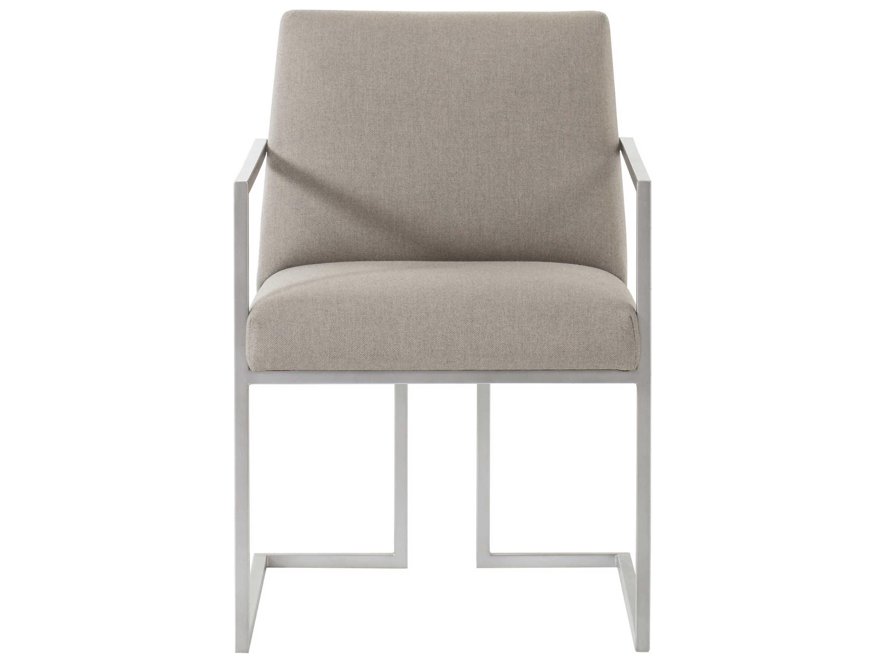 Sonder Living Paxton Gray Upholstered Arm Dining Chair