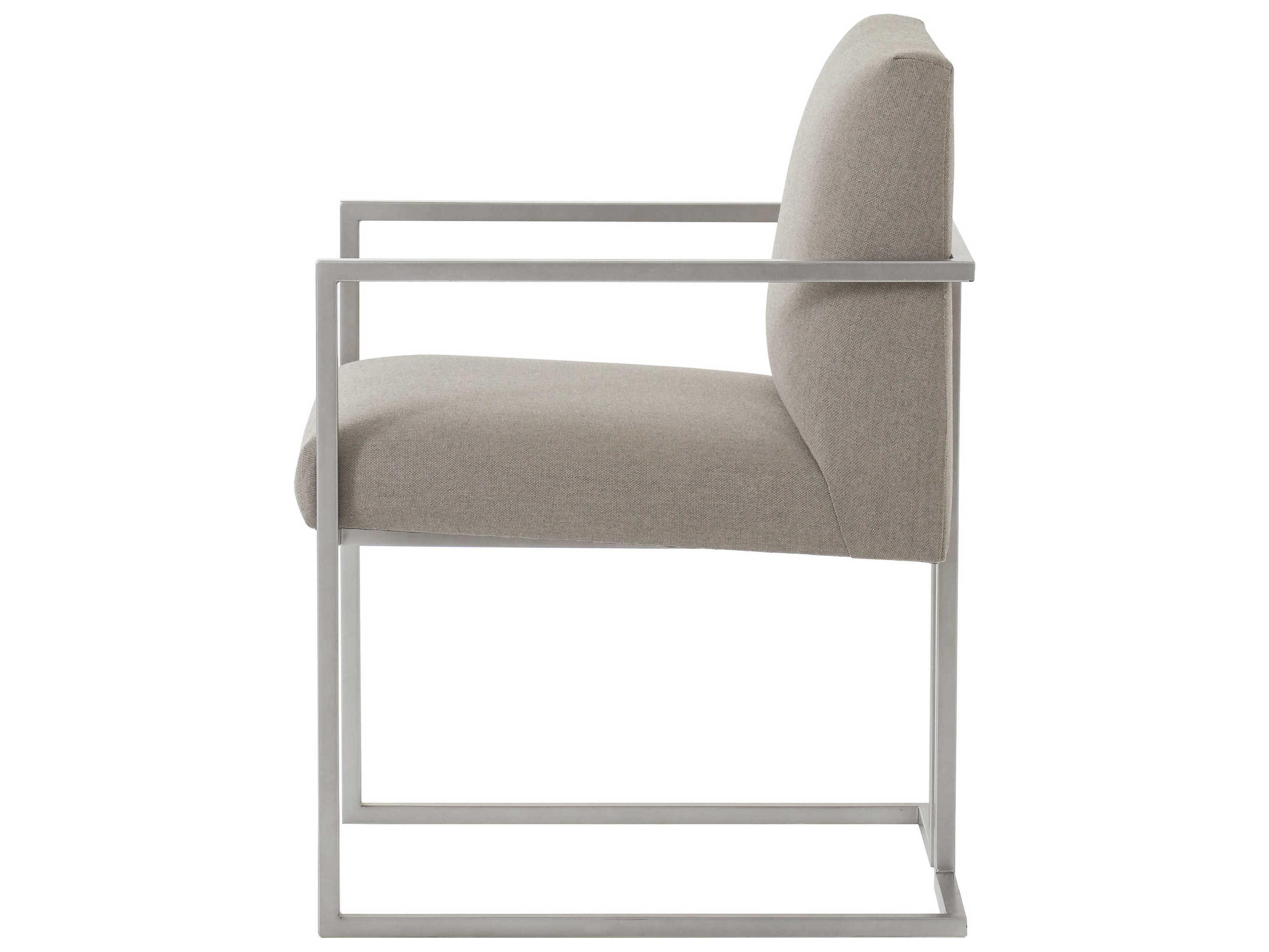 Sonder Living Paxton Gray Upholstered Arm Dining Chair