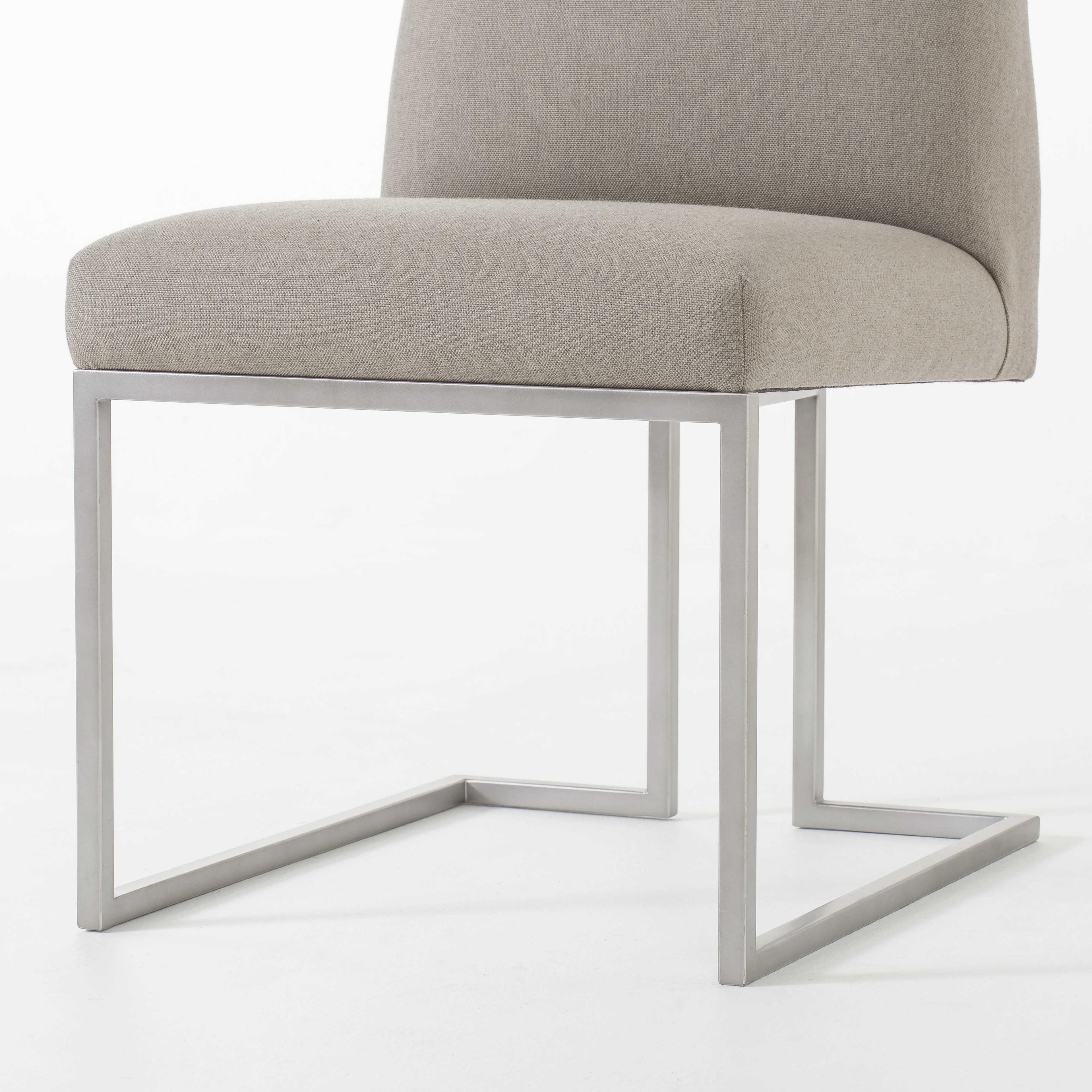 Sonder Living Paxton Gray Upholstered Side Dining Chair