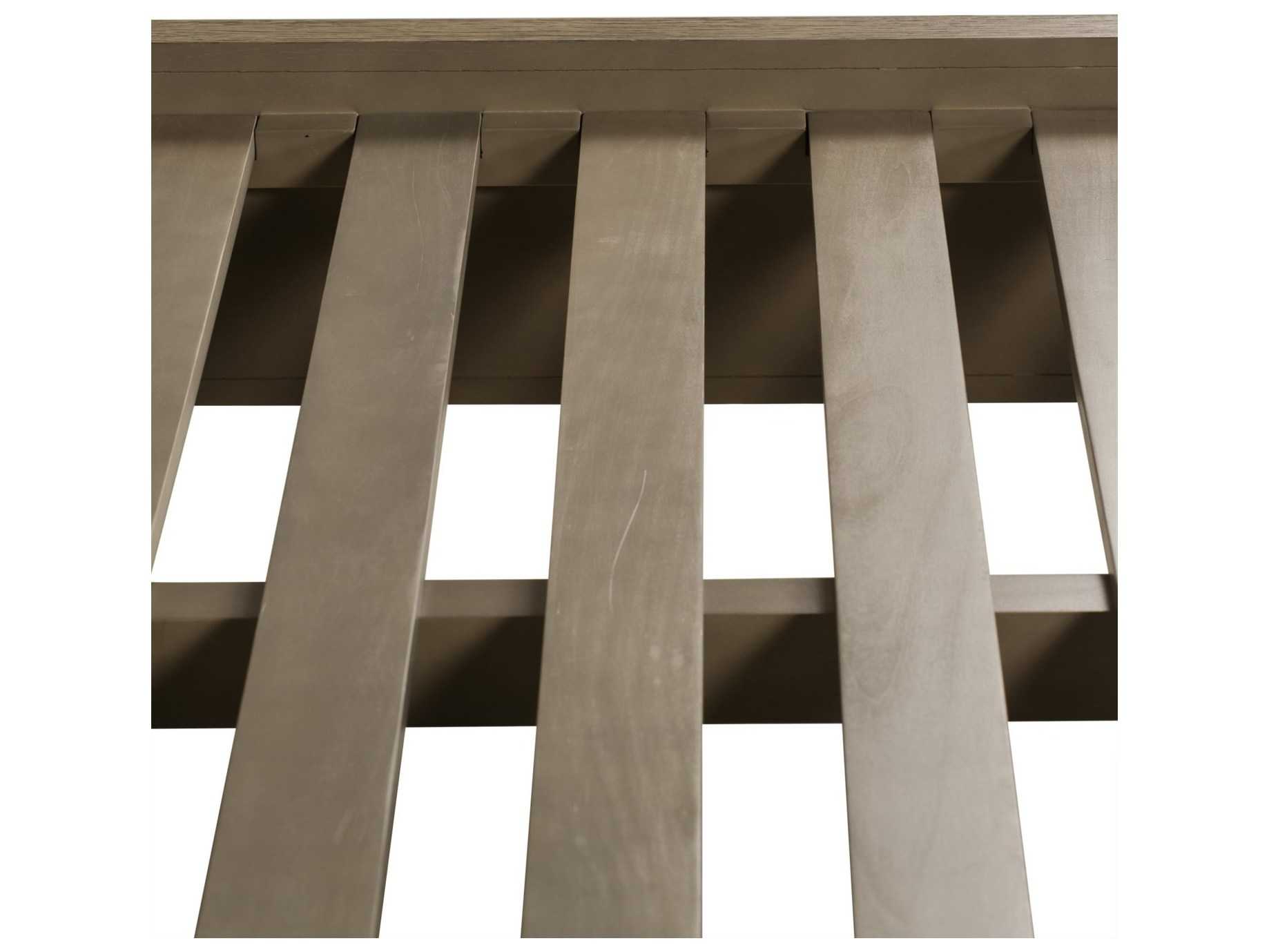 Sonder Living Maison 55 Pebble Grey Brown Oak Wood Queen Platform Bed