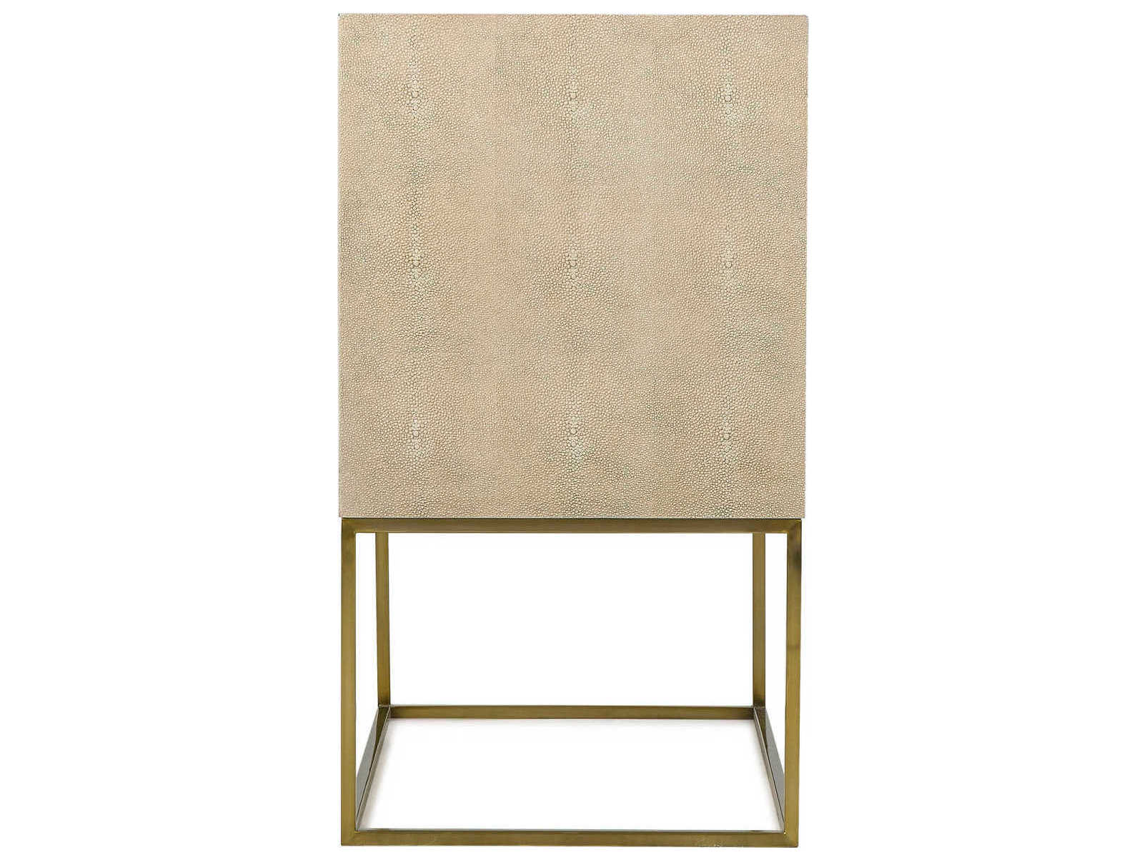 Sonder Living Amelia 3-Drawers Beige Chest Nightstand