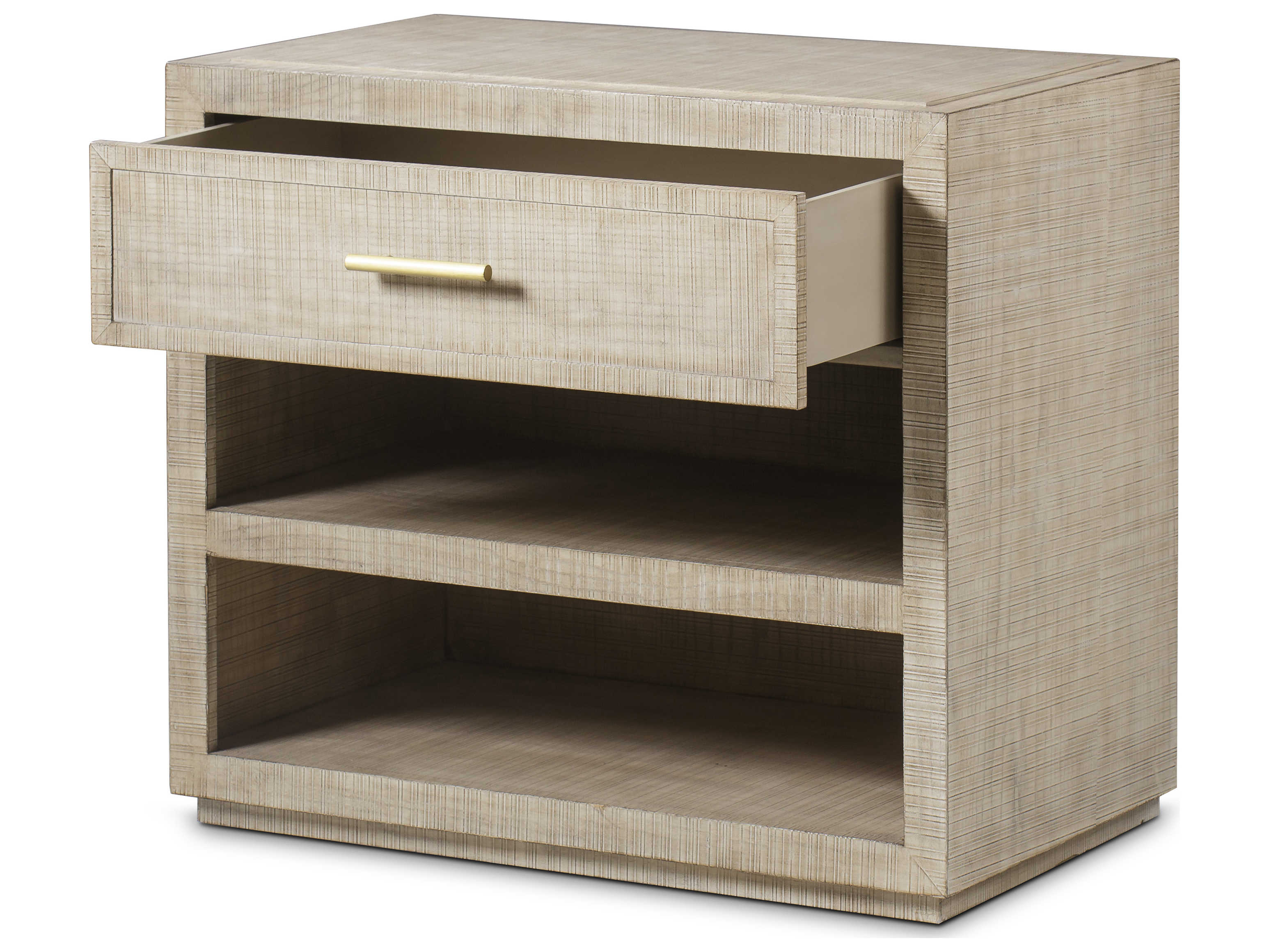 Sonder Living 1-Drawer Ash Wood Nightstand