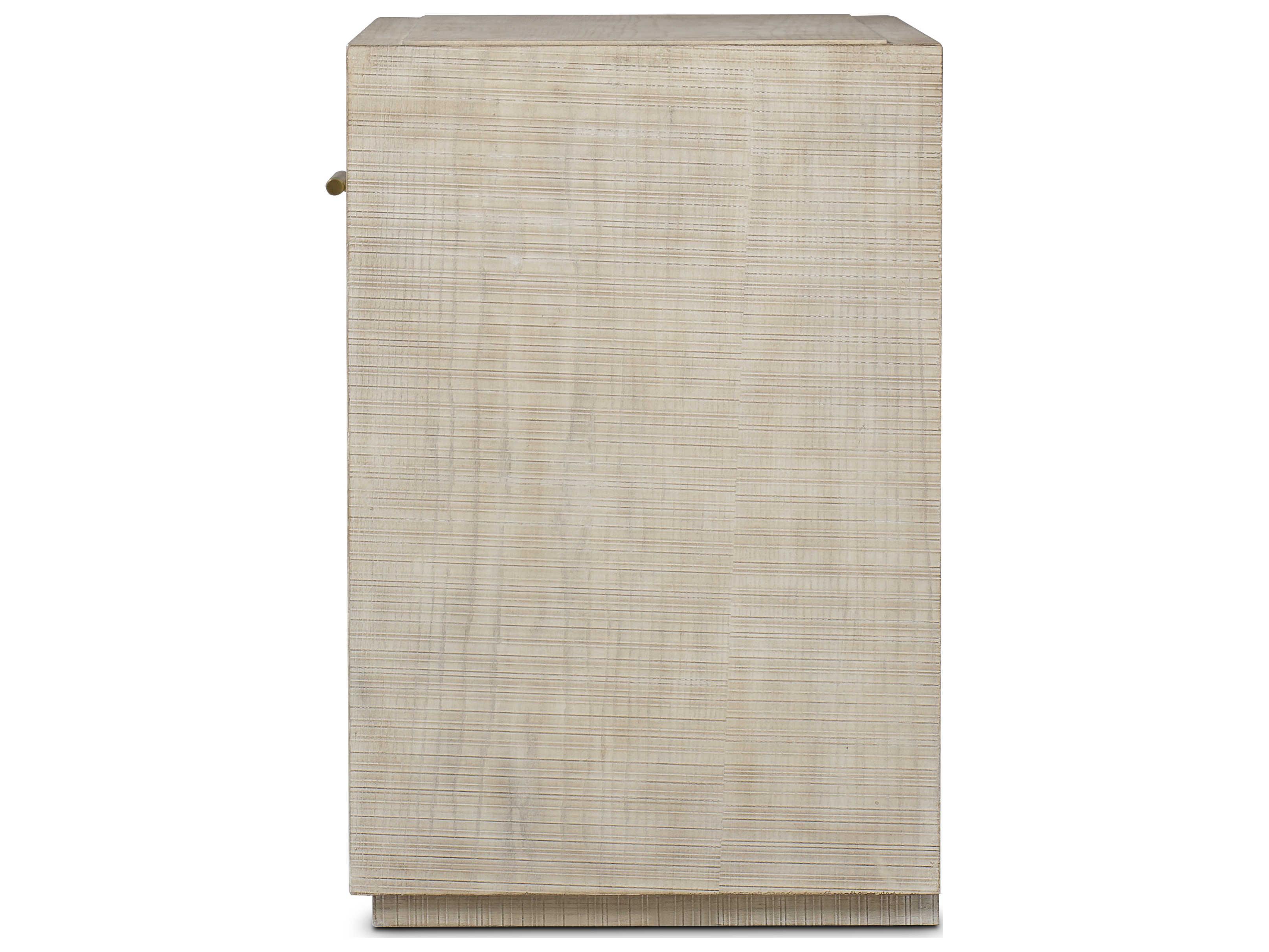 Sonder Living 1-Drawer Ash Wood Nightstand