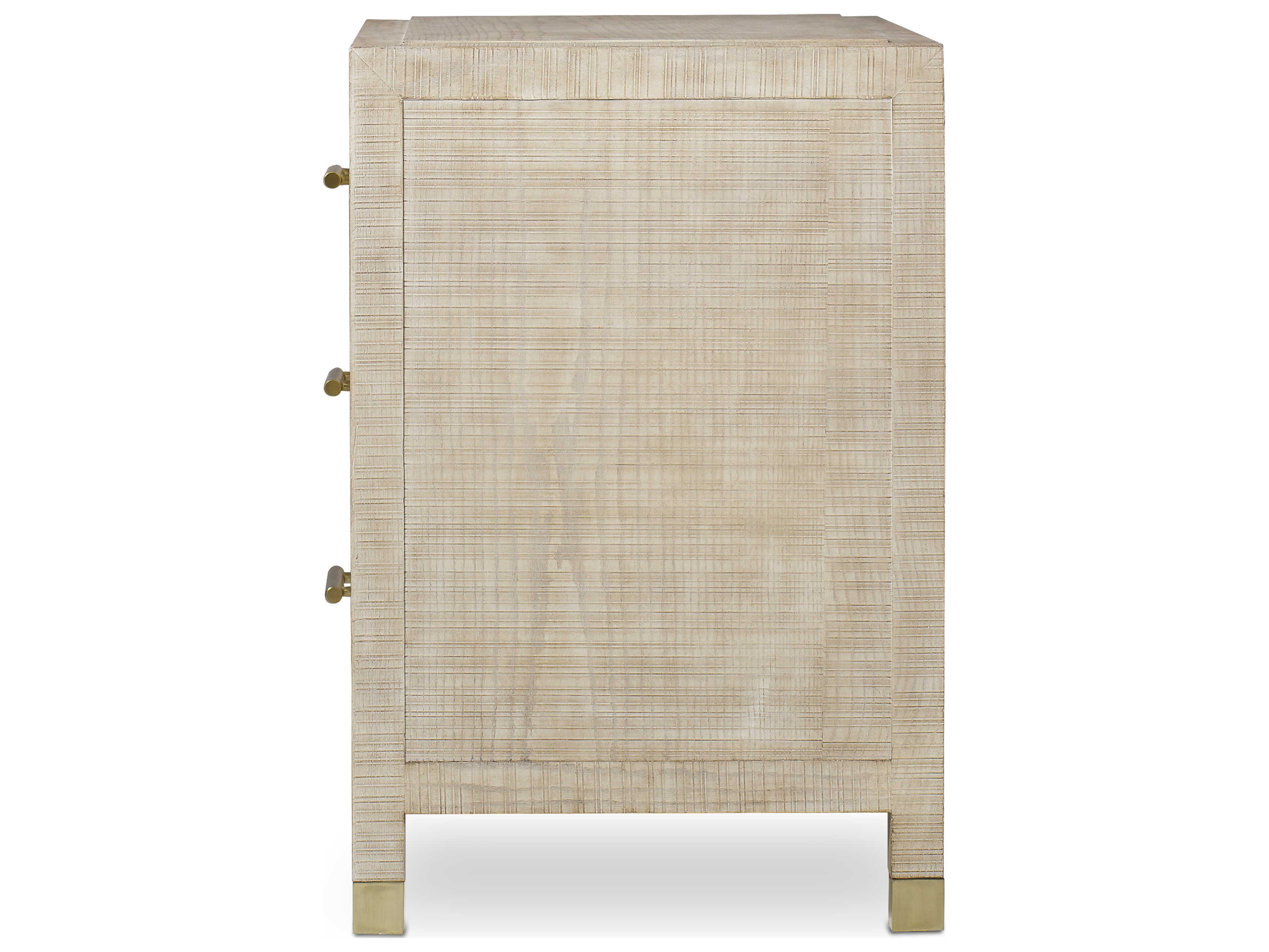 Sonder Living 3-Drawers Ash Wood Nightstand