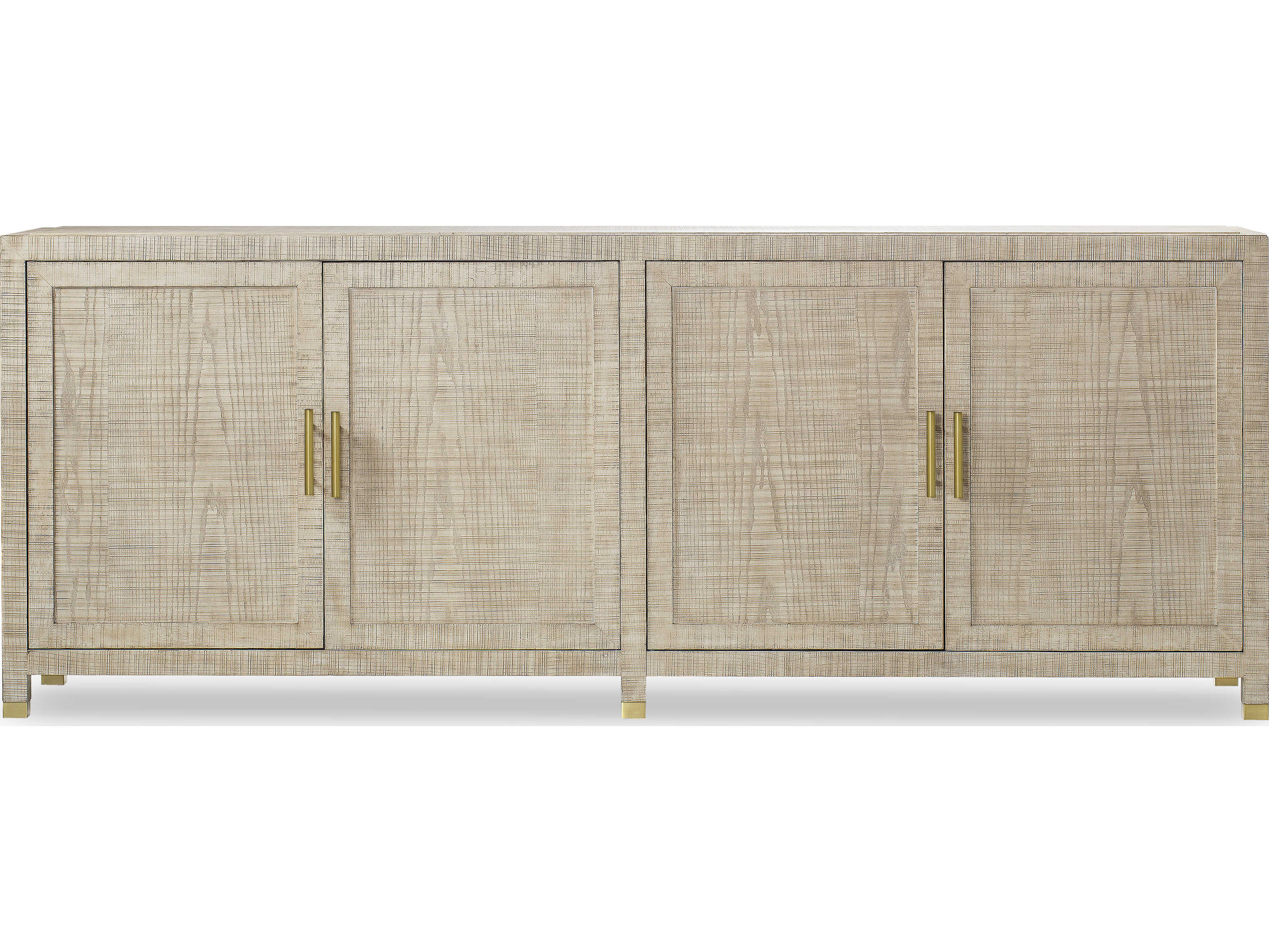Sonder Living 89" Poplar Wood Natural Credenza Sideboard