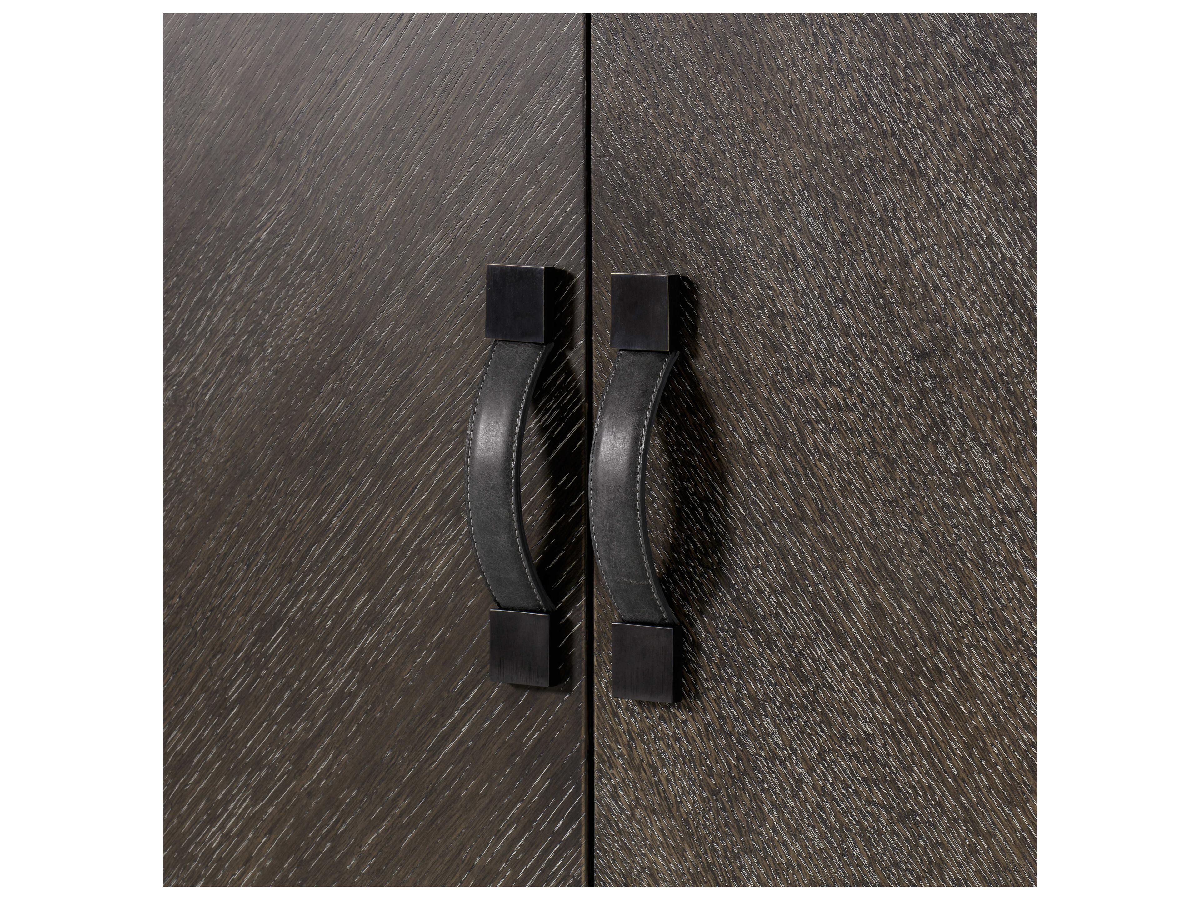 Sonder Living 89" Oak Wood Brown Ivory Credenza Sideboard