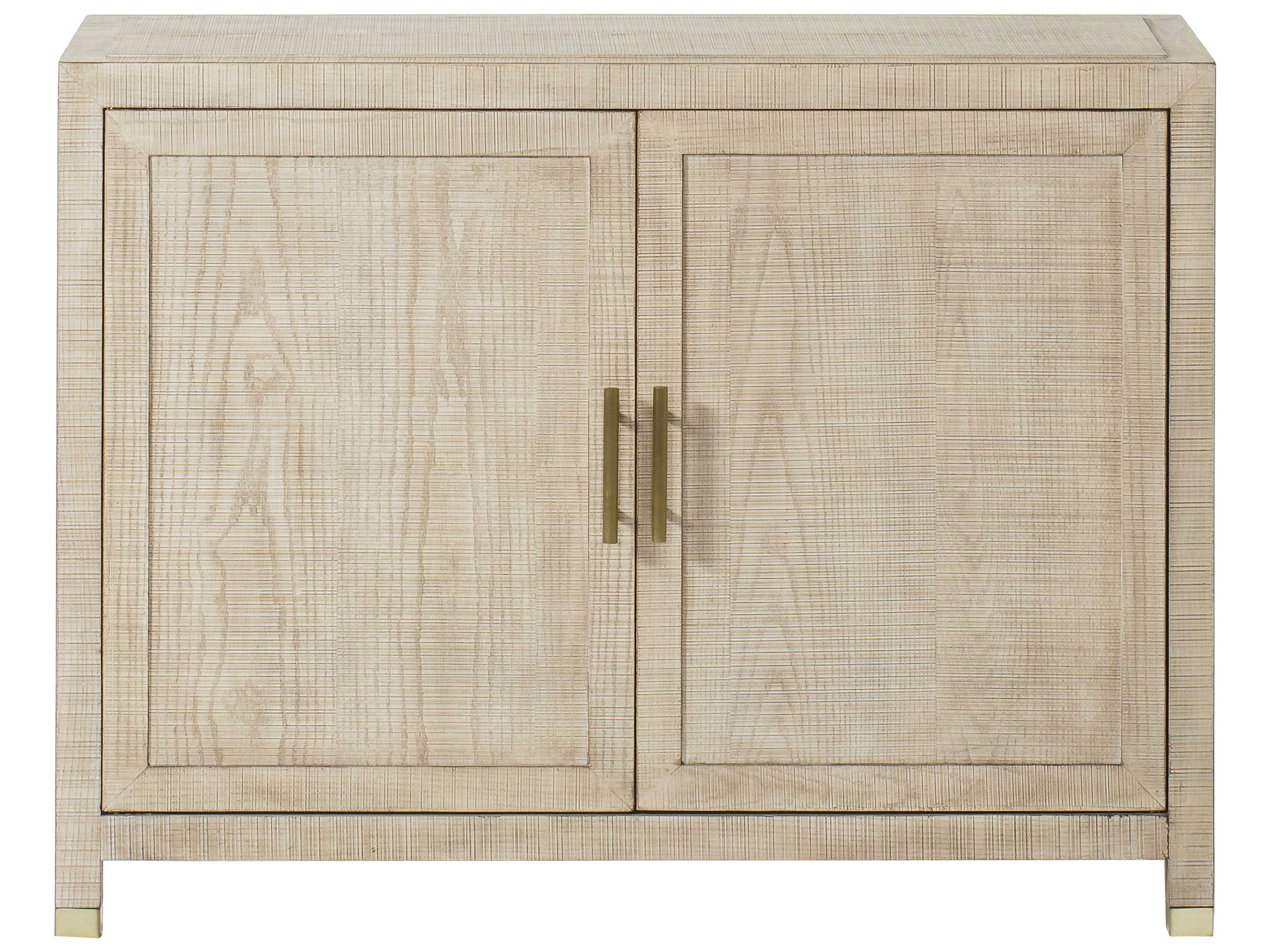 Sonder Living 45" Poplar Wood Ivory Gold Credenza Sideboard