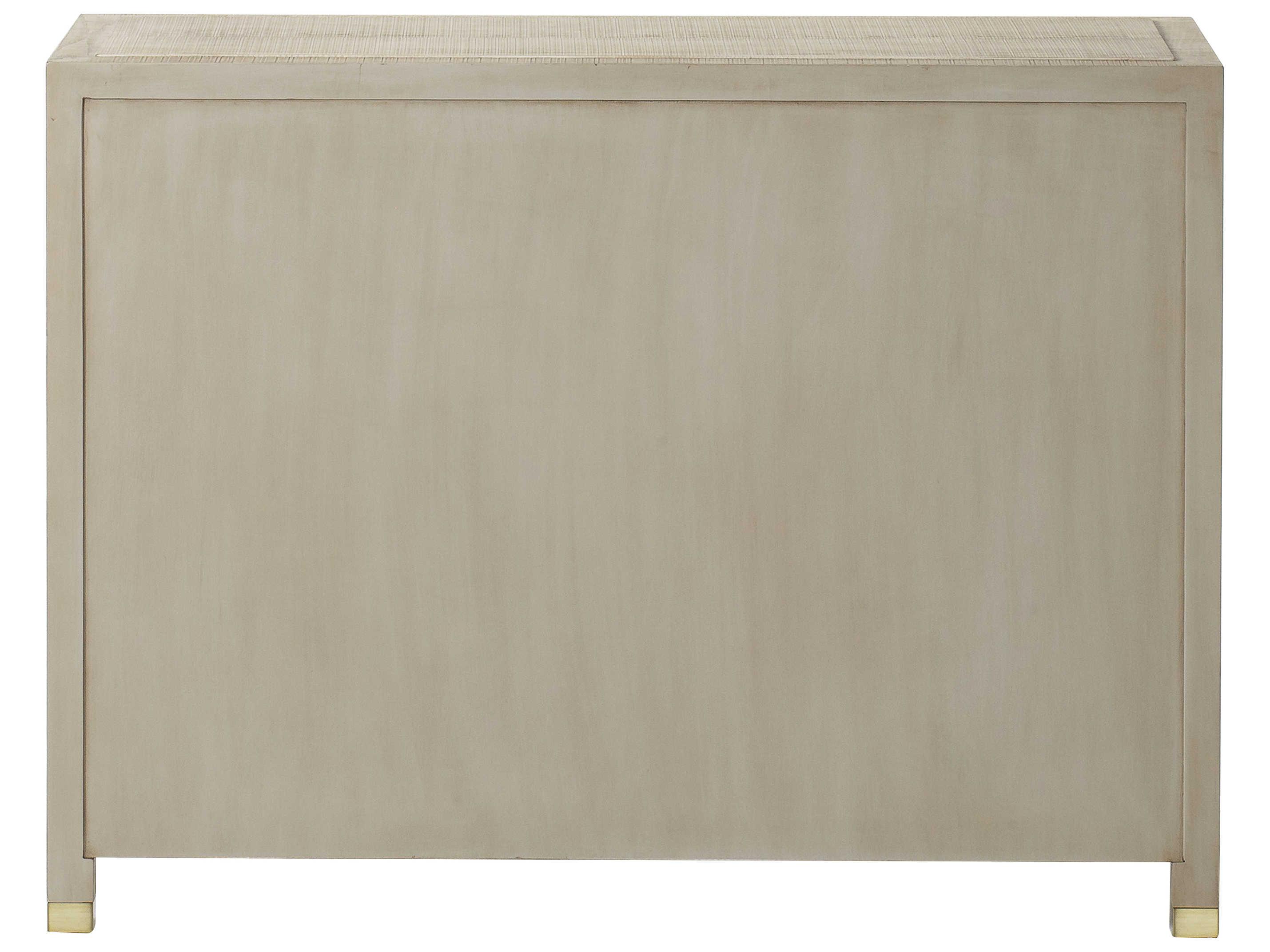 Sonder Living 45" Poplar Wood Ivory Gold Credenza Sideboard