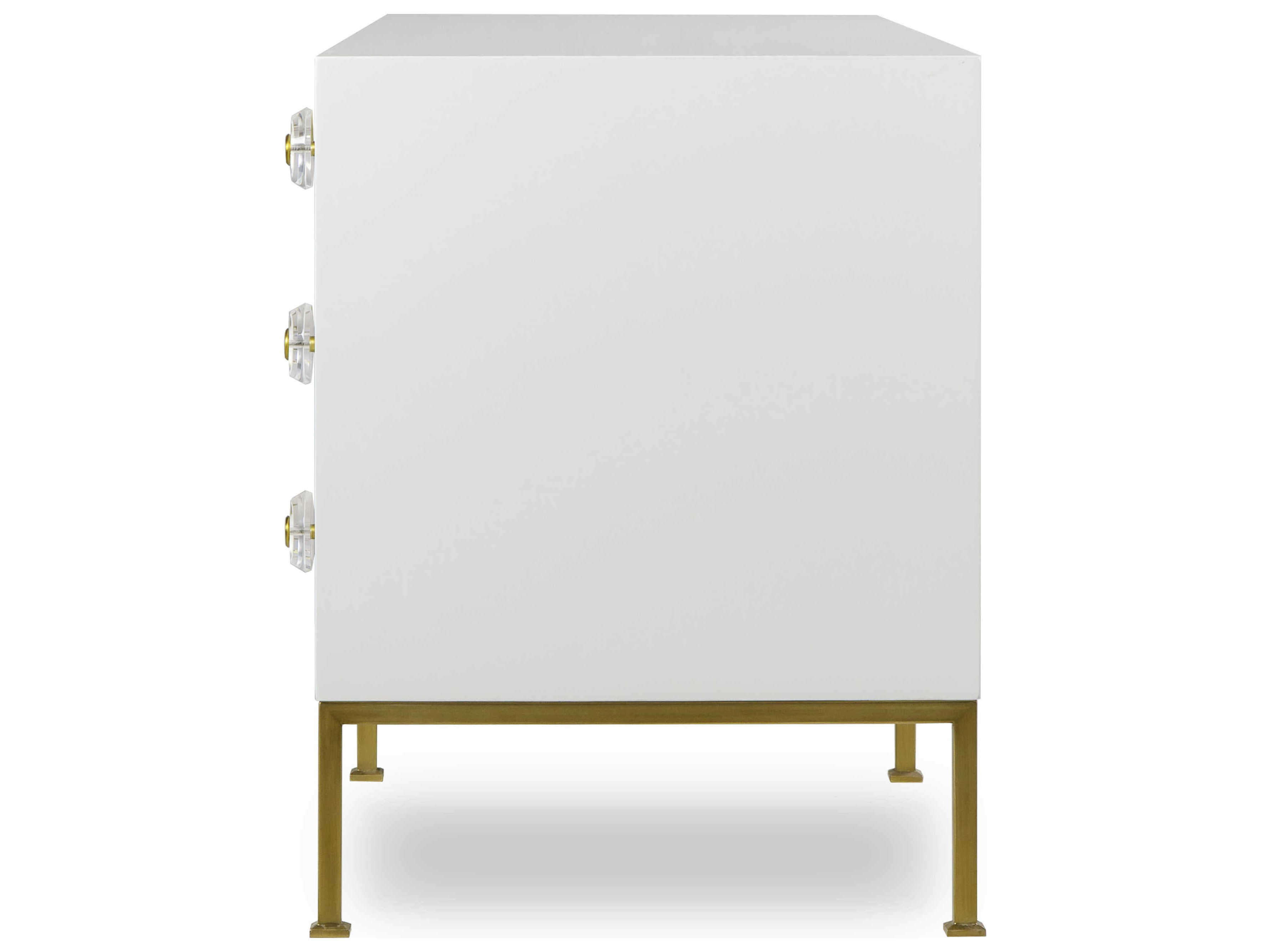 Sonder Living Formal 6-Drawers White Poplar Wood Double Dresser