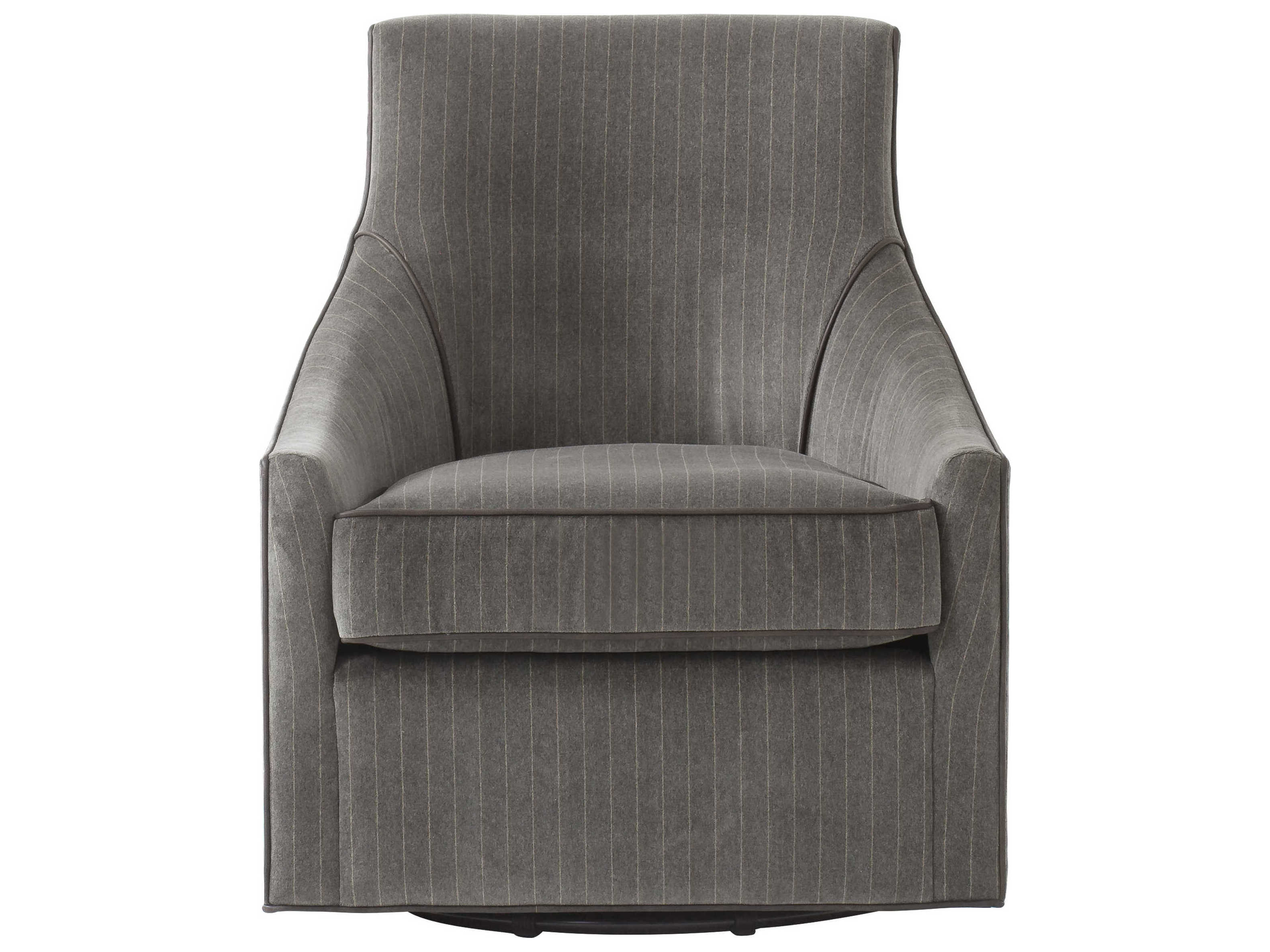 Sonder Living Fraser Swivel Gray Fabric Accent Chair
