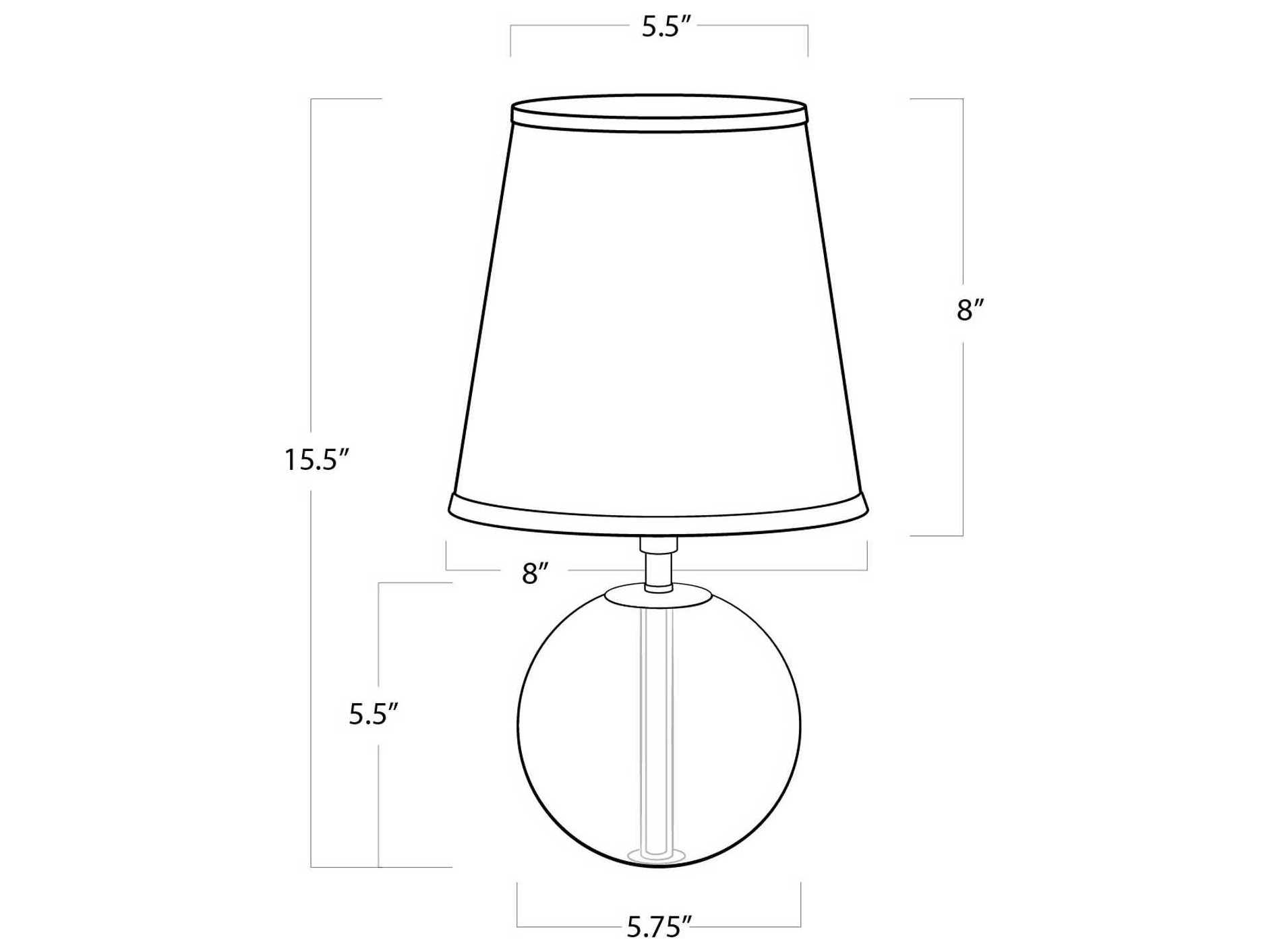 Regina Andrew Crystal Clear Table Lamp