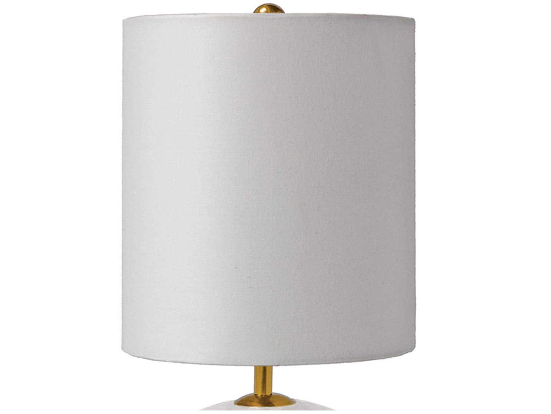 Regina Andrew Mini Orb Natural Alabaster Linen White Table Lamp