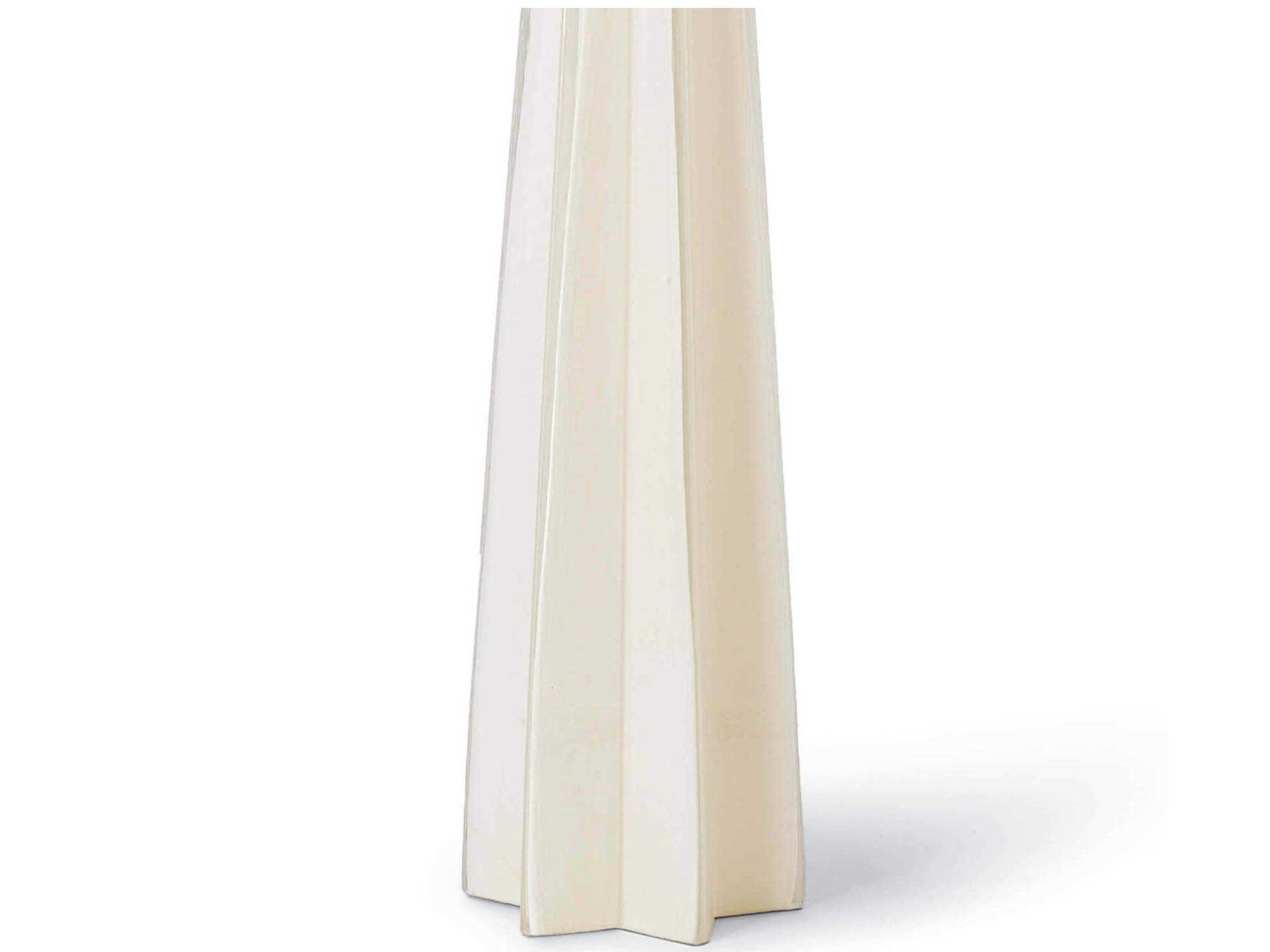 Regina Andrew Glass Star White Linen Buffet Lamp