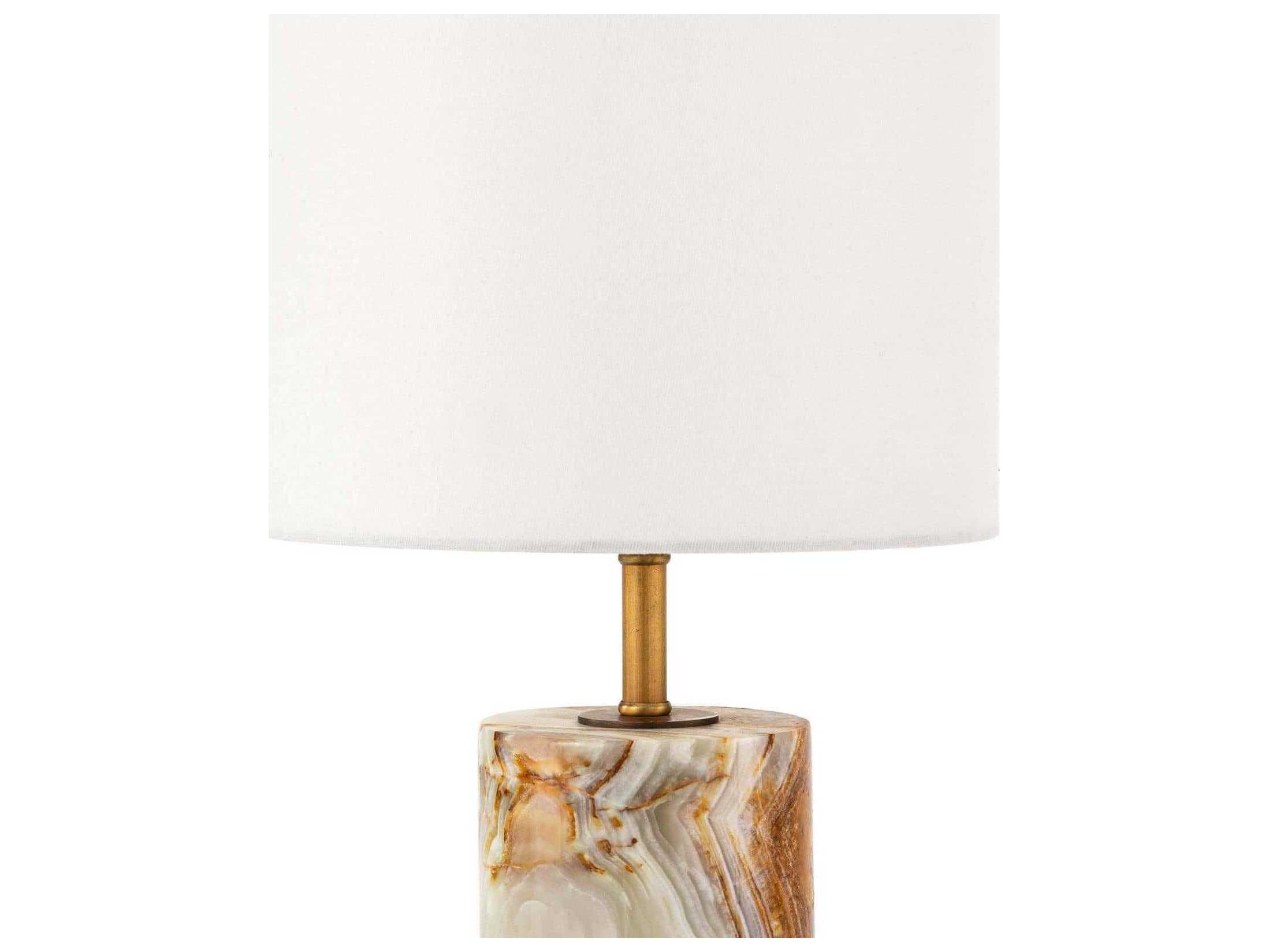 Regina Andrew Natural Stone White Table Lamp