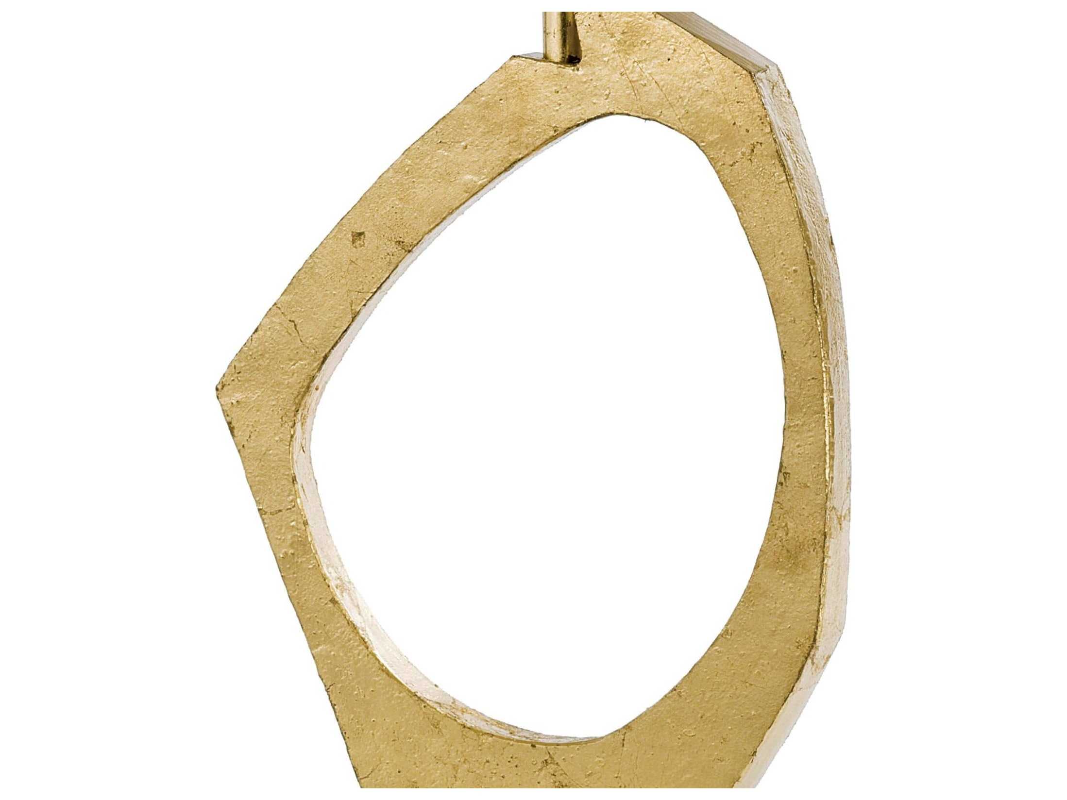 Regina Andrew Manhattan Gold Leaf Linen Buffet Lamp