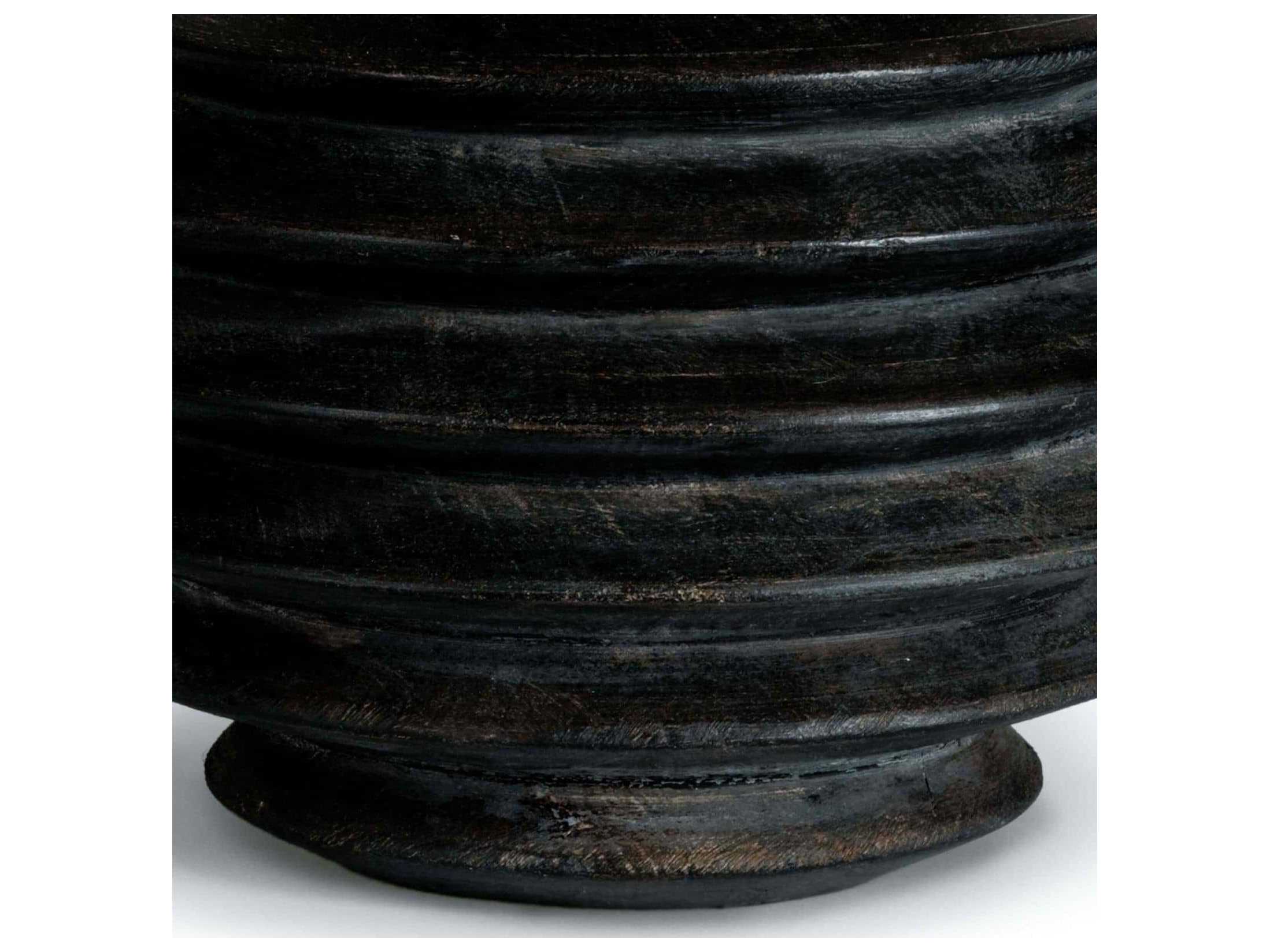 Regina Andrew Accordion Ebony Polished Brass Black Buffet Lamp