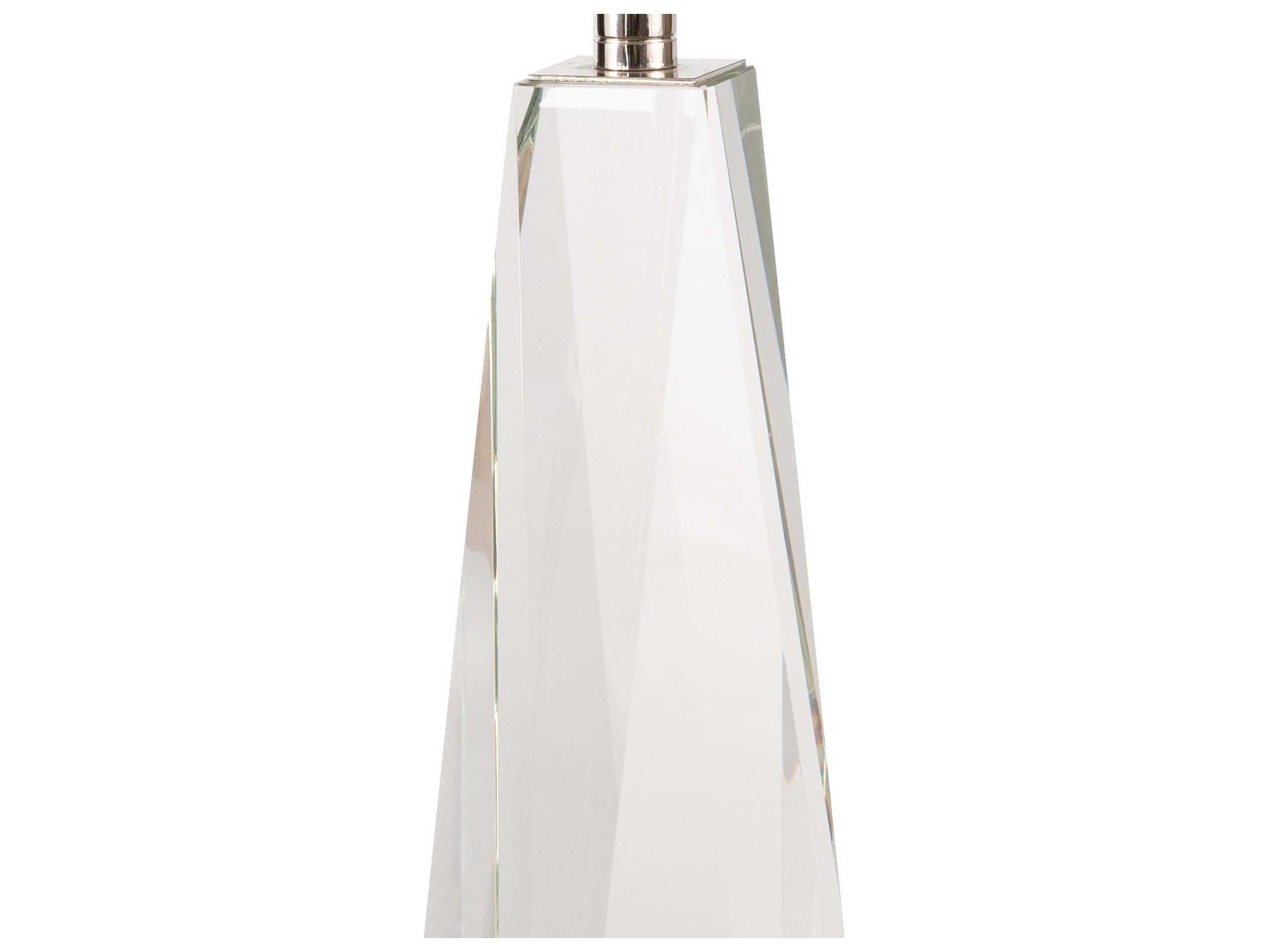 Regina Andrew Angelica Crystal Clear Linen Buffet Lamp