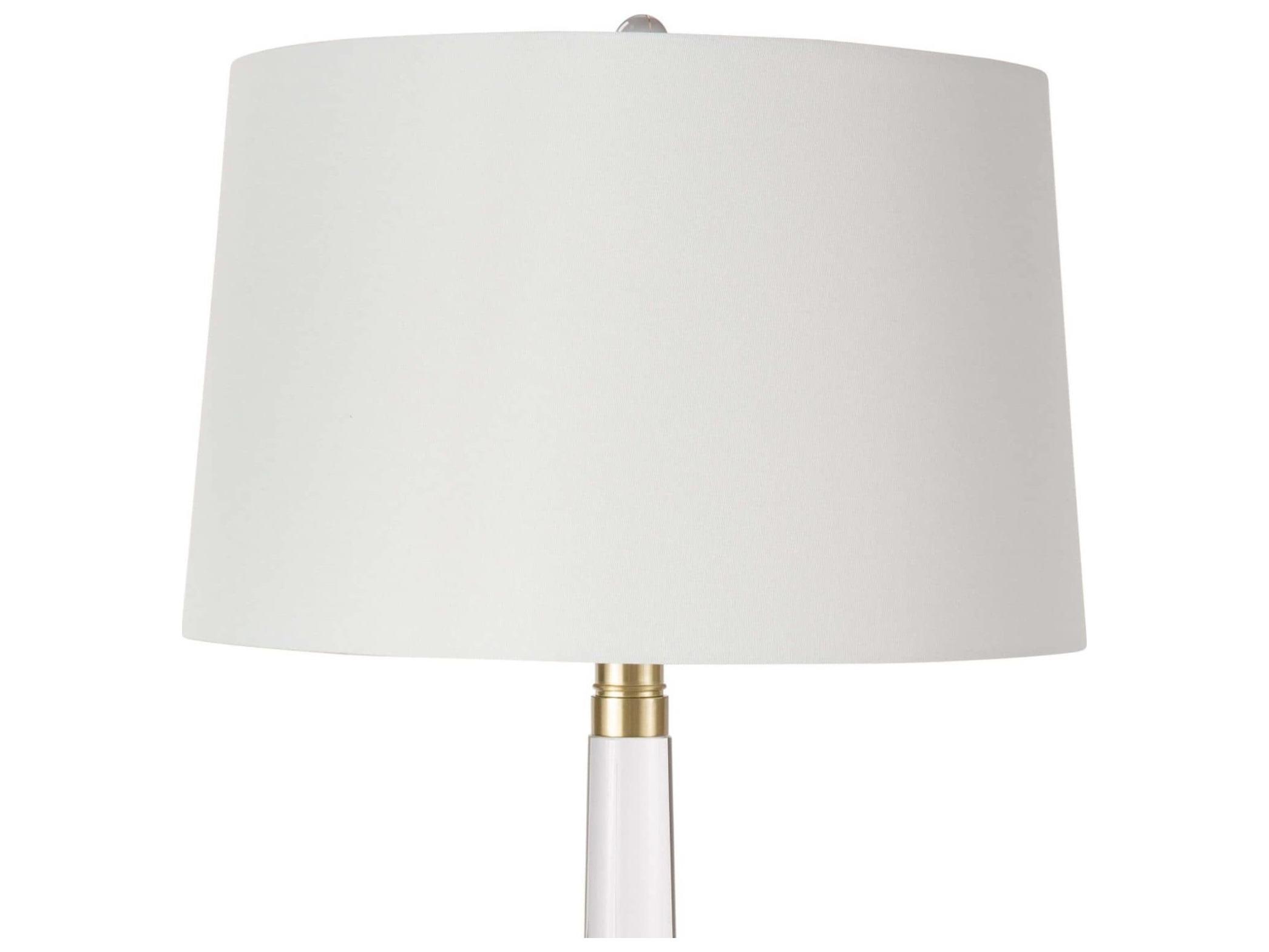 Regina Andrew Stowe Crystal Clear Linen Gold Buffet Lamp