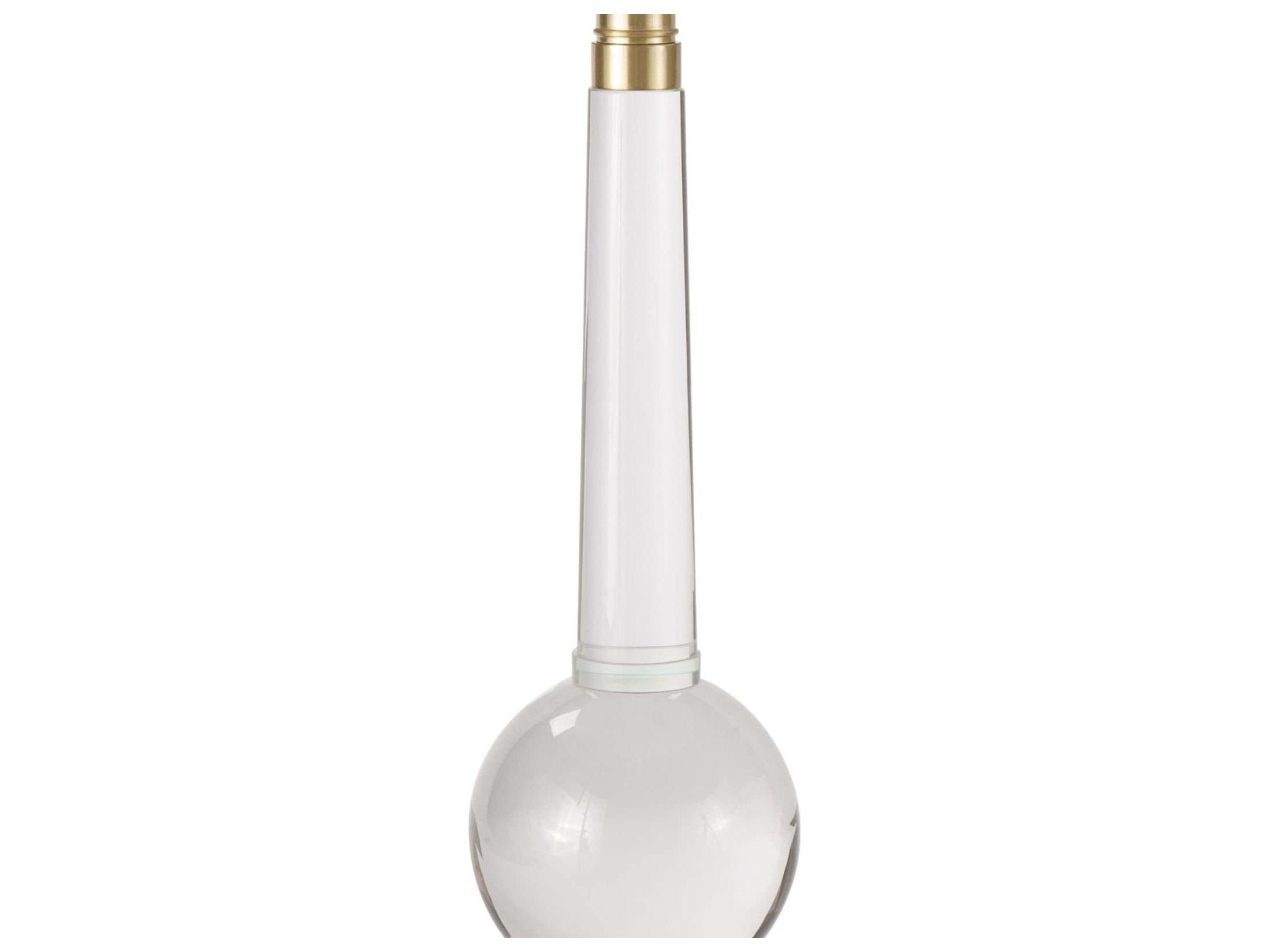 Regina Andrew Stowe Crystal Clear Linen Gold Buffet Lamp