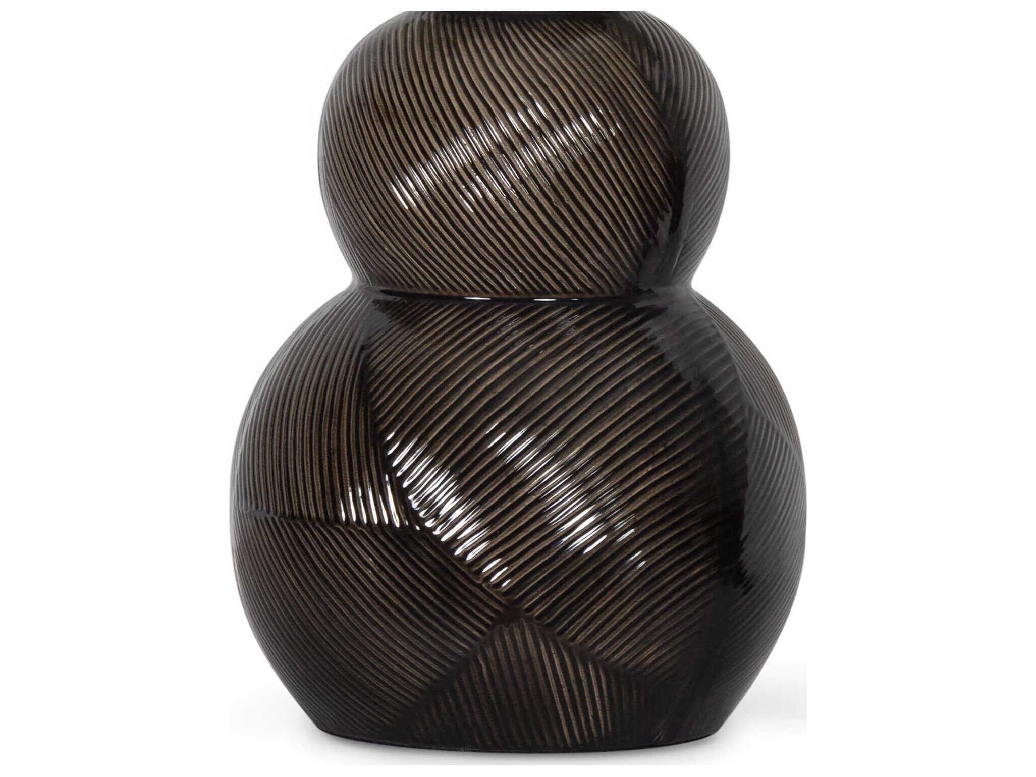 Regina Andrew Hugo Ceramic Ivory Grey Linen Buffet Lamp