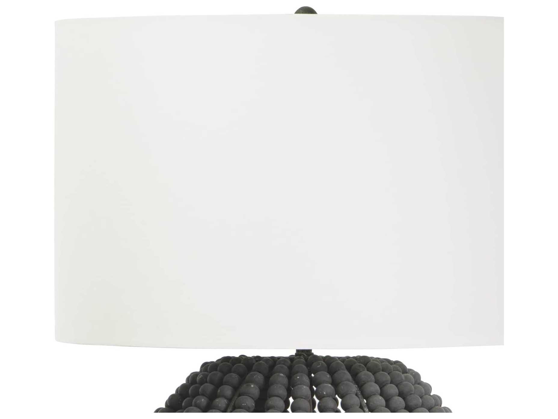 Regina Andrew Tropez Grey Linen Buffet Lamp