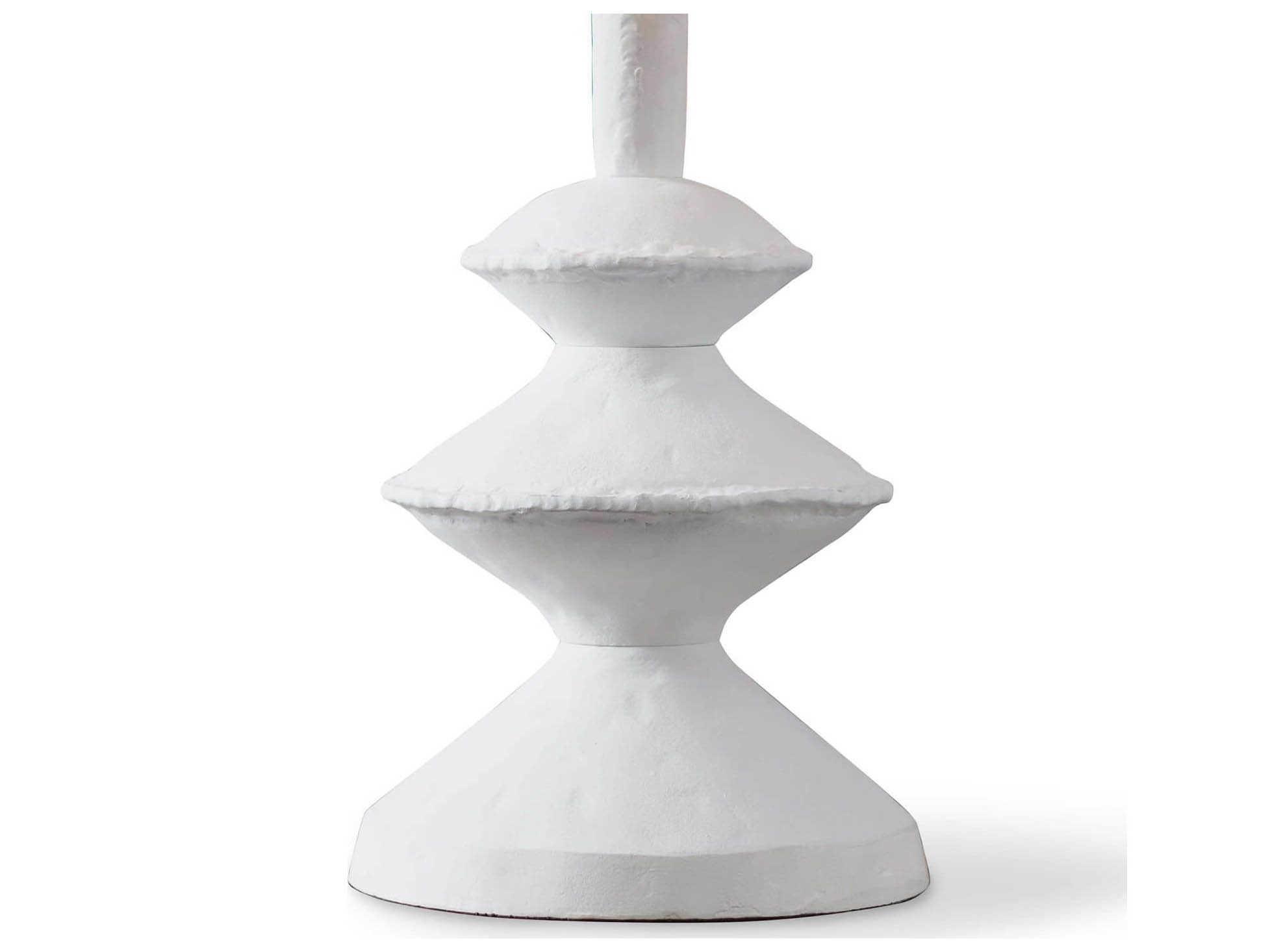 Regina Andrew Hope White Linen Brass Buffet Lamp